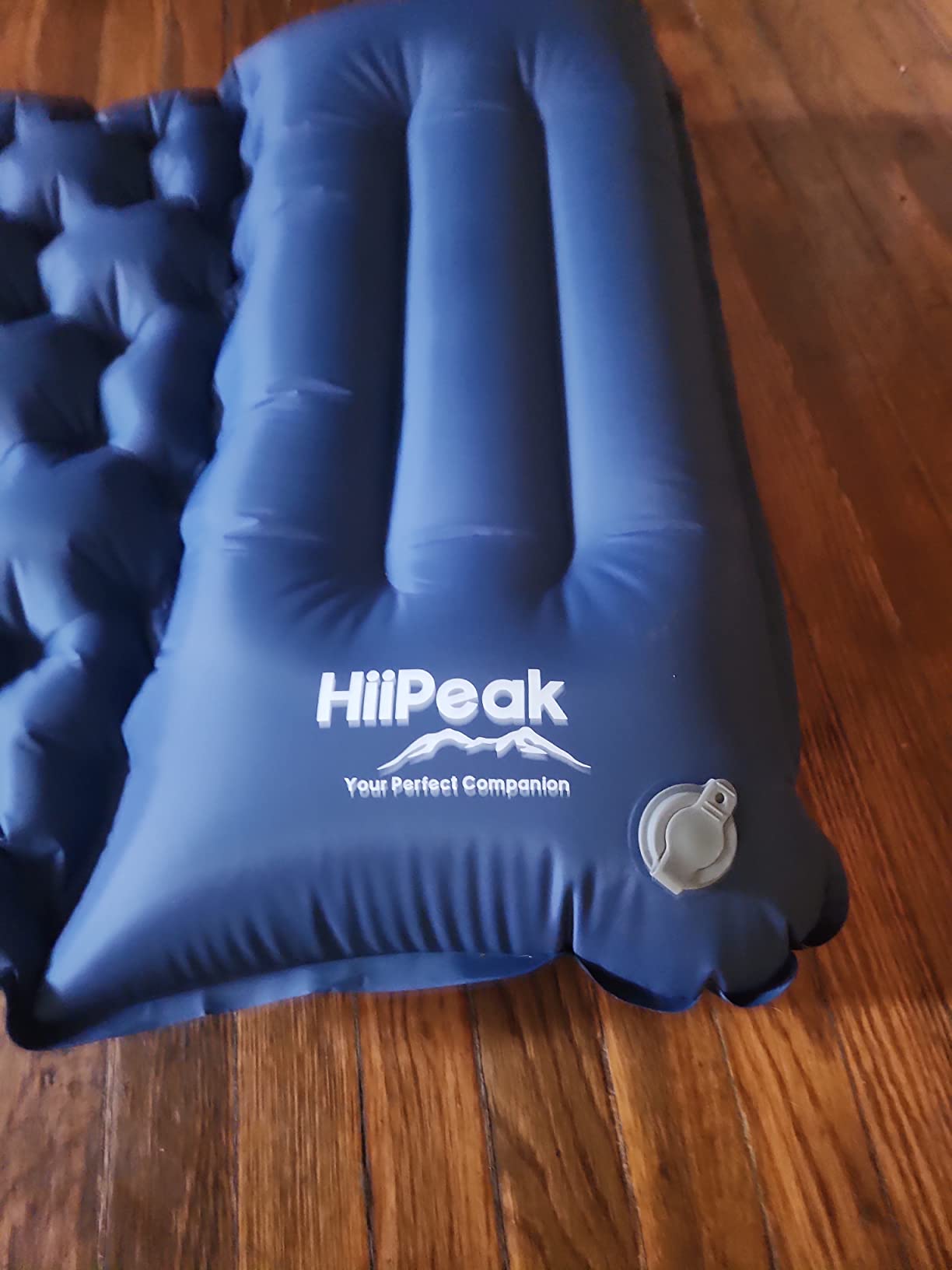 HiiPeak Sleeping Pad for Camping- Ultralight Inflatable Sleeping Mat with Built-in Foot Pump & Pillow, Upgraded Compact Camping Air Mattress for Camping, Backpacking, Hiking customer photo 2