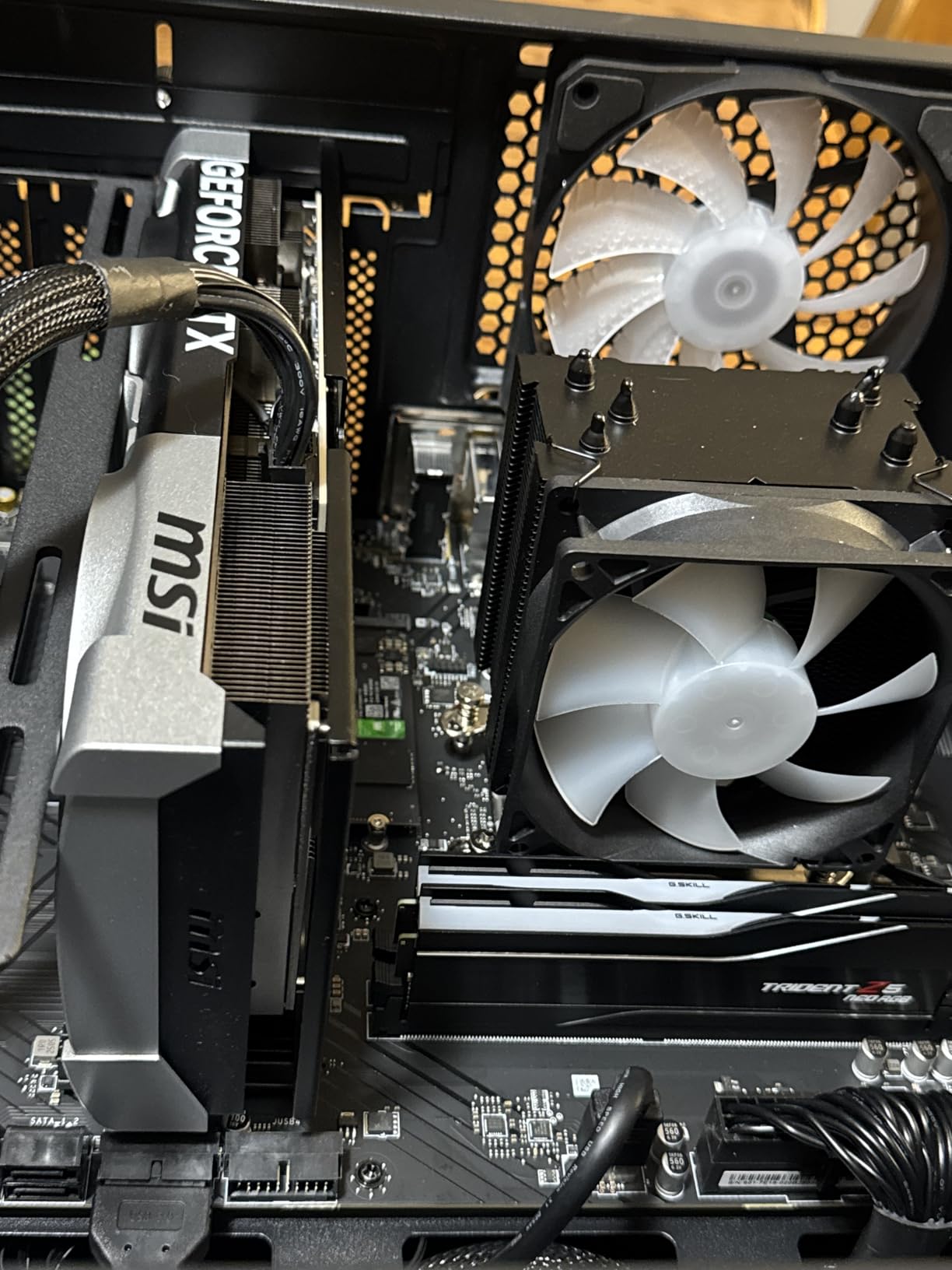 G.SKILL Trident Z5 Neo RGB Series DDR5 RAM (AMD EXPO & Intel XMP 3.0) 64GB (2x32GB) Up to 6000MT/s* CL36-36-36-96 1.35V Desktop Computer Memory U-DIMM - Matte Black (F5-6000J3636F32GX2-TZ5NR) customer photo 2