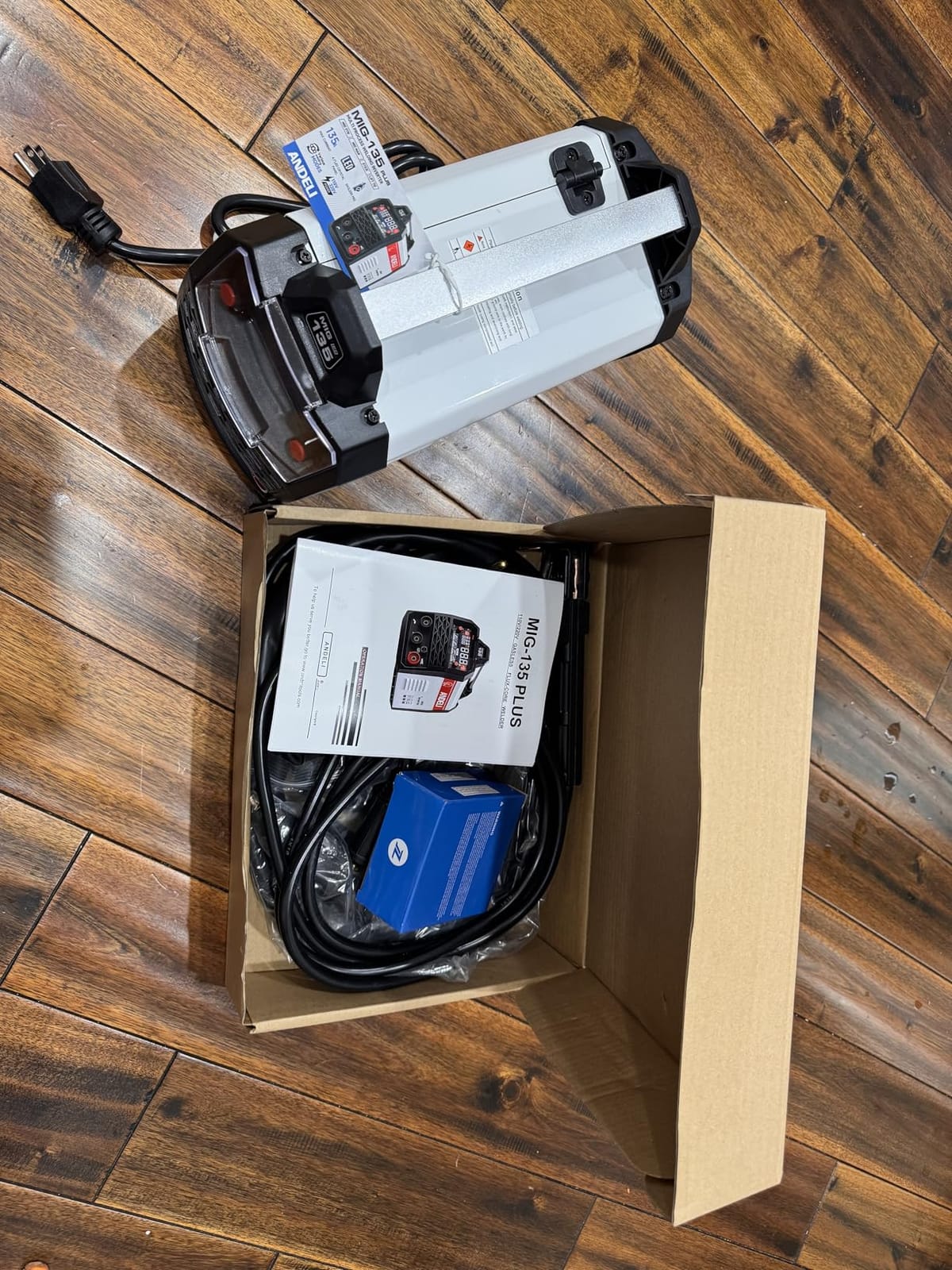 ANDELI 110V/220V MIG Welder 135A ，PULSE Flux Core/Lift TIG/Stick 4-in-1 customer photo 1