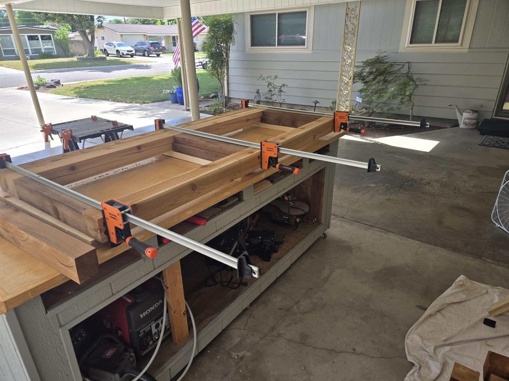 JORGENSEN 24-Inch Parallel Clamps, 2-Pack Bar Clamps, 2200 lbs Load Limit customer photo 2