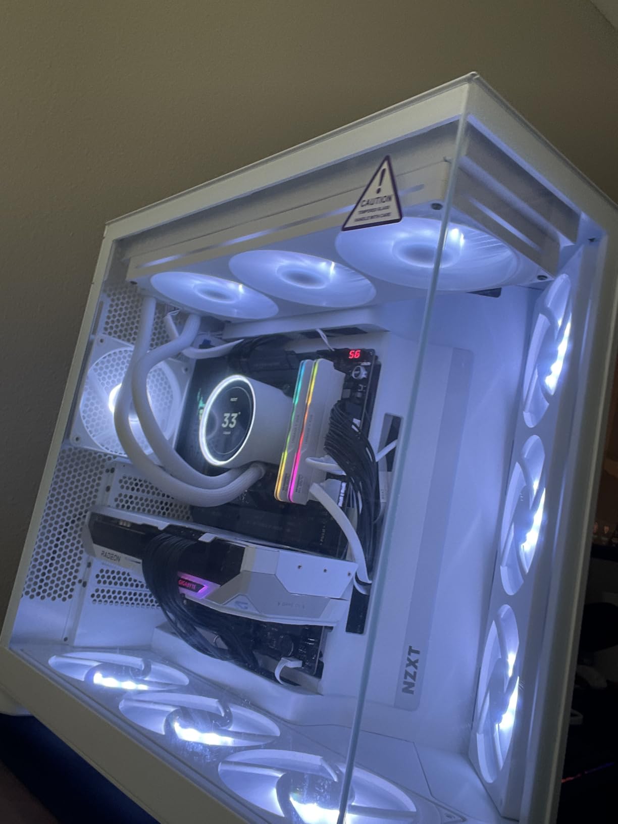 NZXT H9 Flow RGB+ - Dual-Chamber ATX PC Case - Black customer photo 1