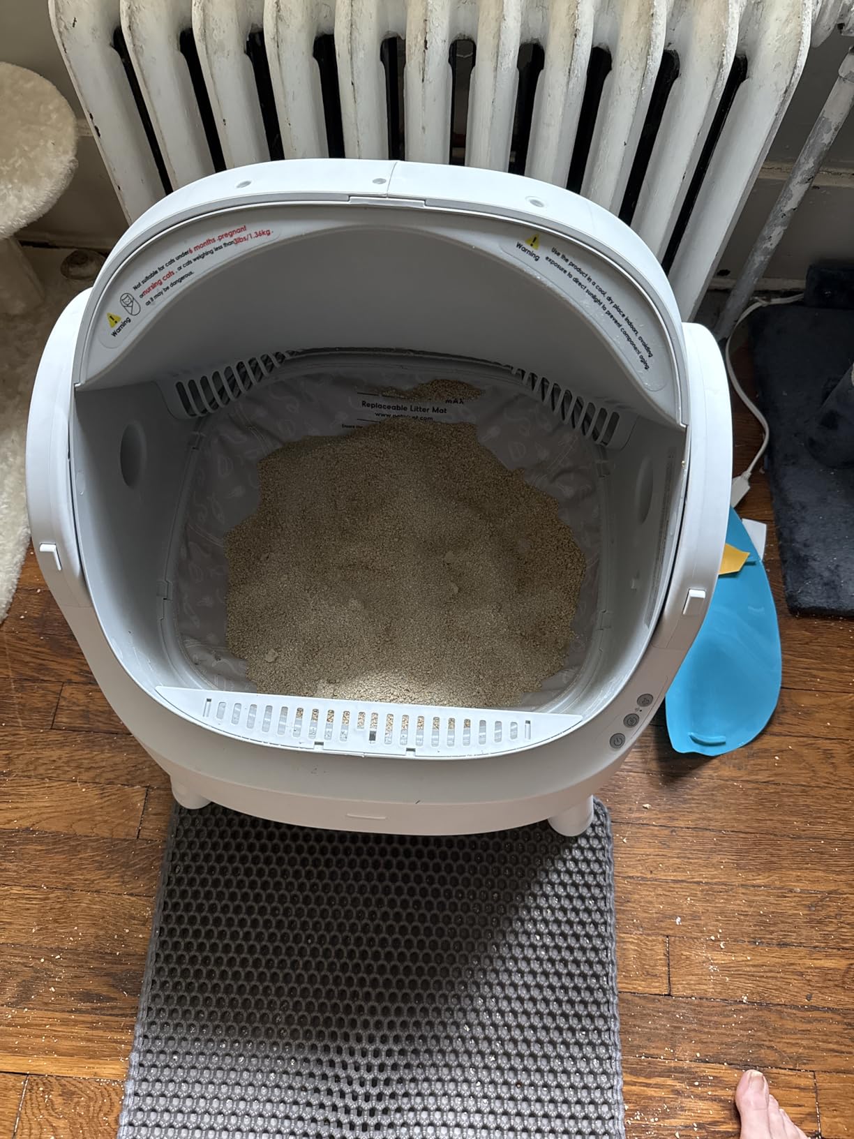 Self Cleaning Cat Litter Box, Automatic Litter Box for Multiple Cats, Integrated Safety Protection with Open-Top Design customer photo 1