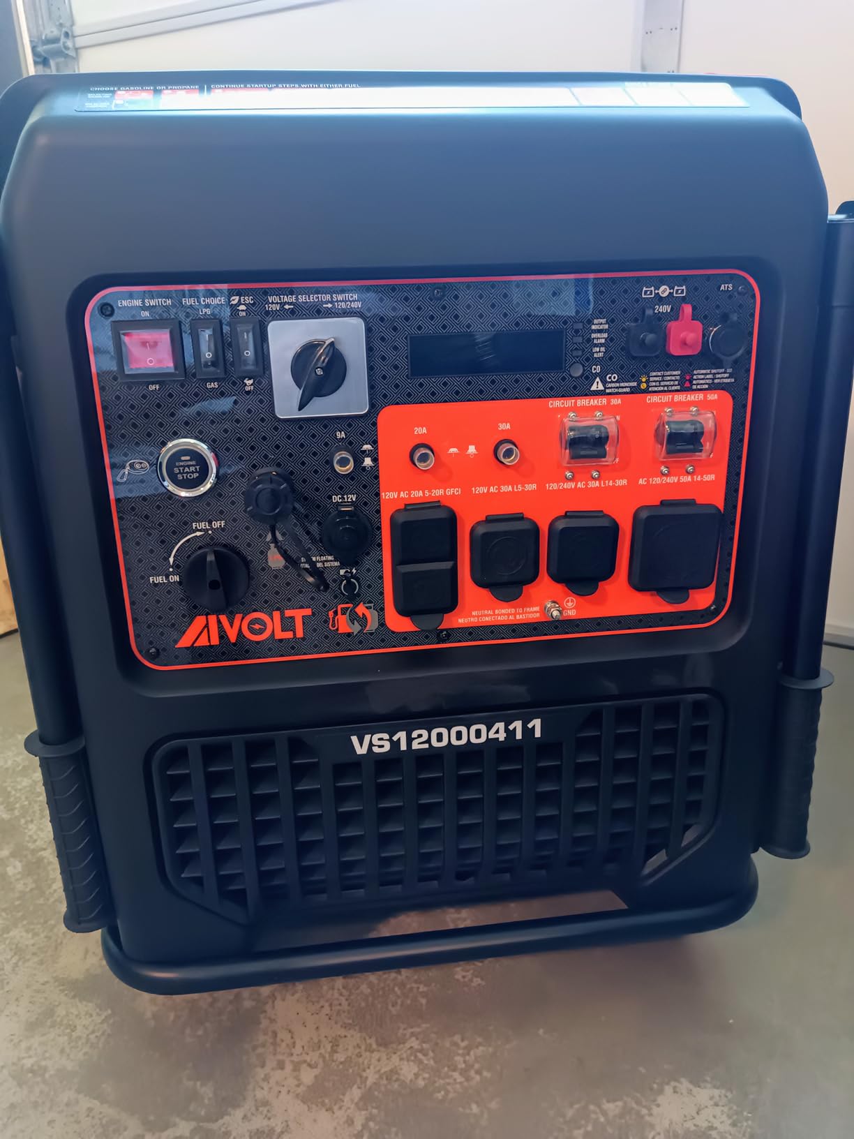 AIVOLT 4300W Dual Fuel Inverter Generator 53dB Quiet for RV Camp Home customer photo 2