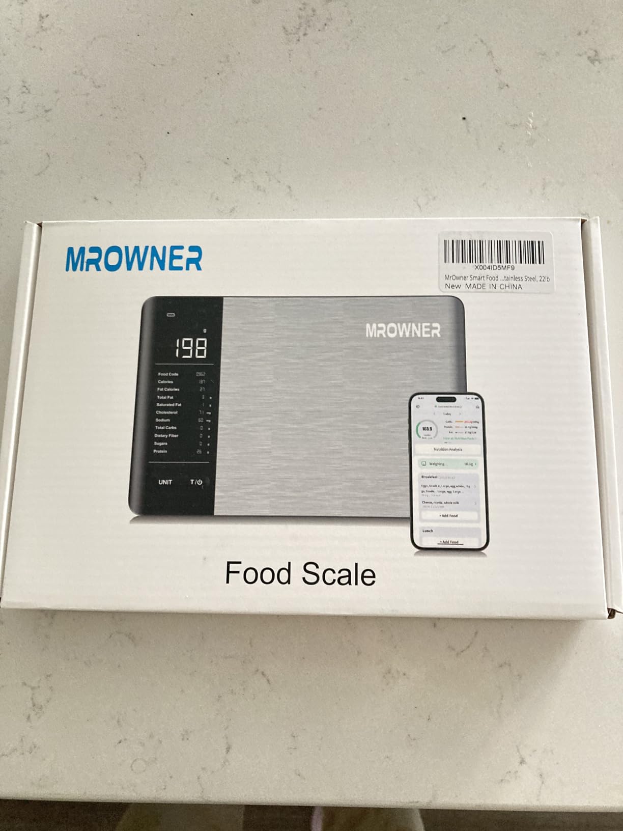 Smart Food Scale with Nutritional Calculator, Smart App, 22lb customer photo 2