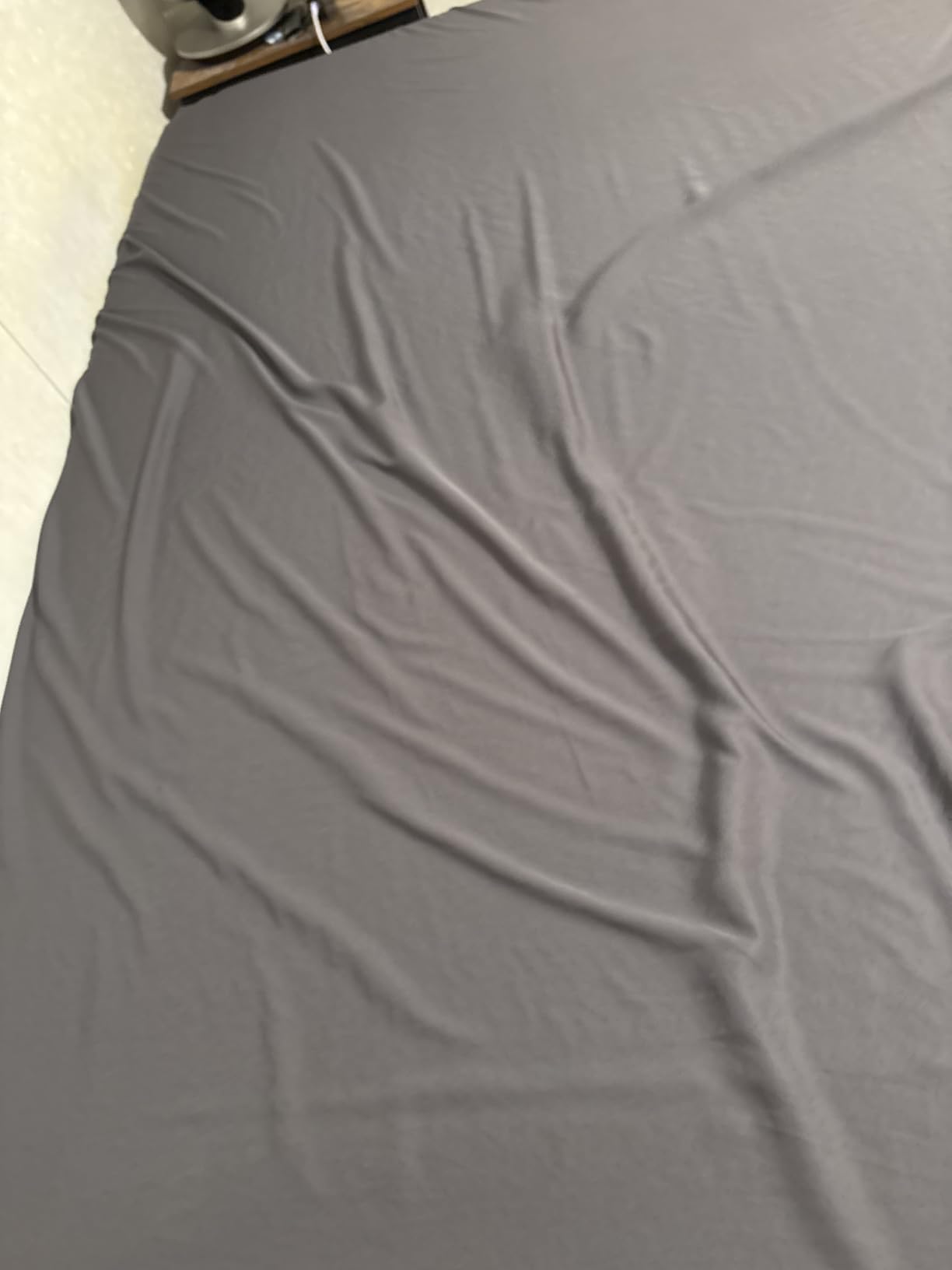 Bambaw 100% Viscose Derived from Bamboo Sheets Queen Size Set – 4pcs Cooling Sheets Queen Size, Perfect for Hot Sleepers, with Deep Pockets, Fits Up to 16'' with Elastic Corner Straps (Ivory) customer photo 1