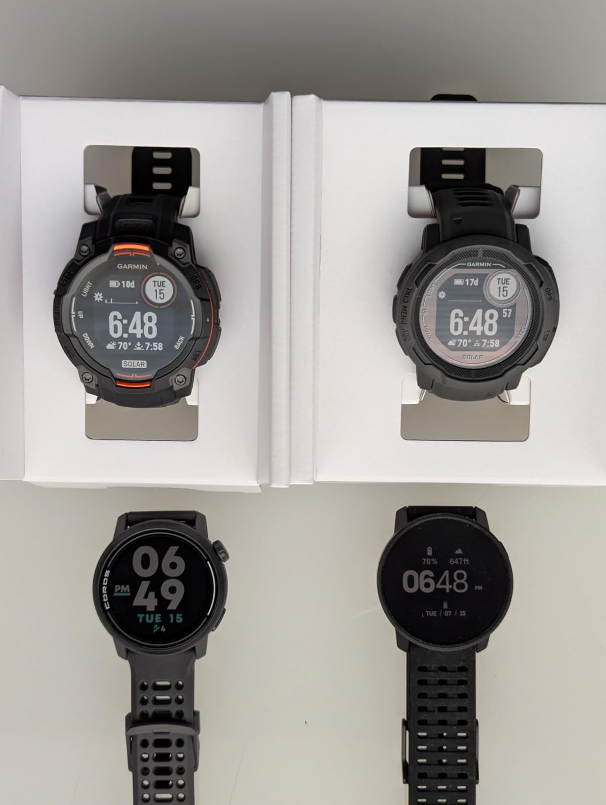 Garmin Instinct® 3 Solar, Rugged GPS Smartwatch, 45mm, Black customer photo 1