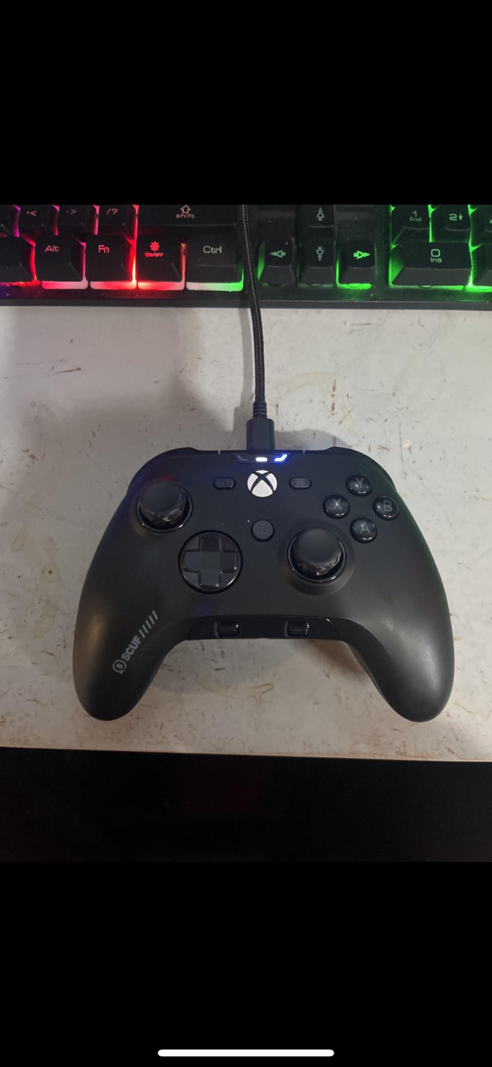 SCUF VALOR PRO Wired Performance Xbox Controller – Customizable Back Paddles, Instant Triggers, Hall Effect Thumbsticks, Audio Controls, Xbox Series X|S, Xbox One, Windows PC – Black customer photo 2