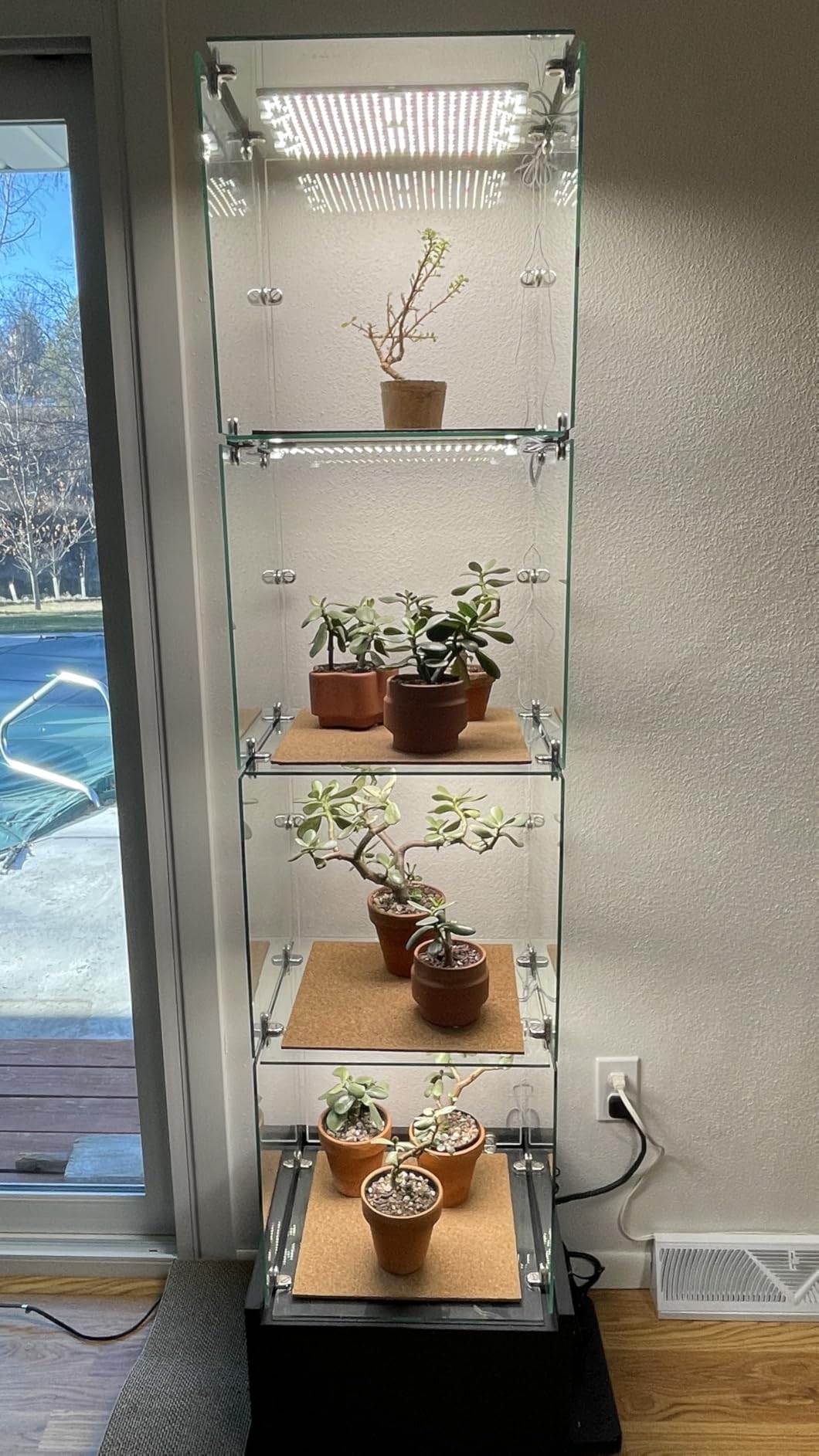 SDOVUERC Full Spectrum Grow Panel Lights for Indoor Plants and Shelves. customer photo 2