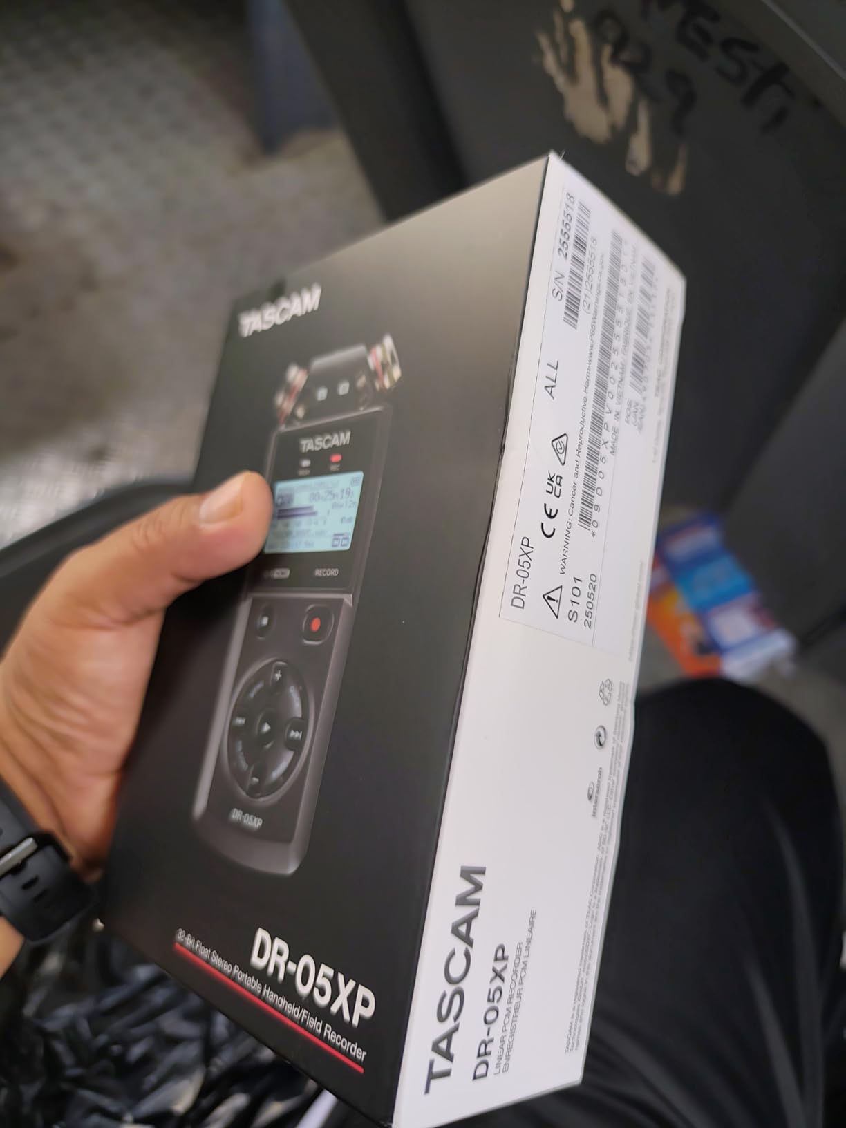 TASCAM DR-05XP 32-Bit Float Portable Handheld Field Recorder and USB-C Audio Interface — Digital Stereo Recording of Music, Sound, Voice, Audio for Video and Podcasting customer photo 2
