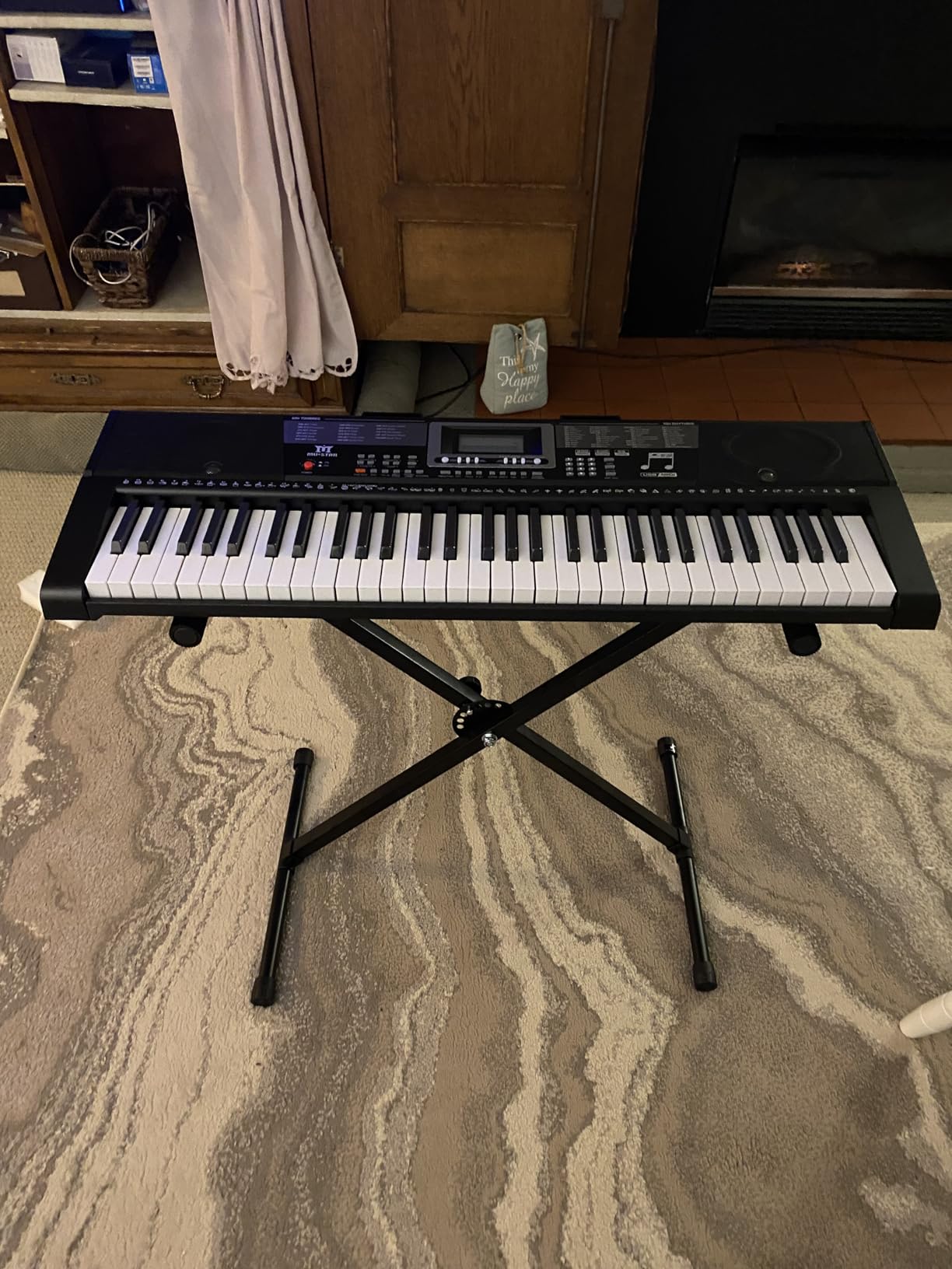 MUSTAR Keyboard Piano, 61 Key Electric Piano Keyboard with Light-Up Keys customer photo 1