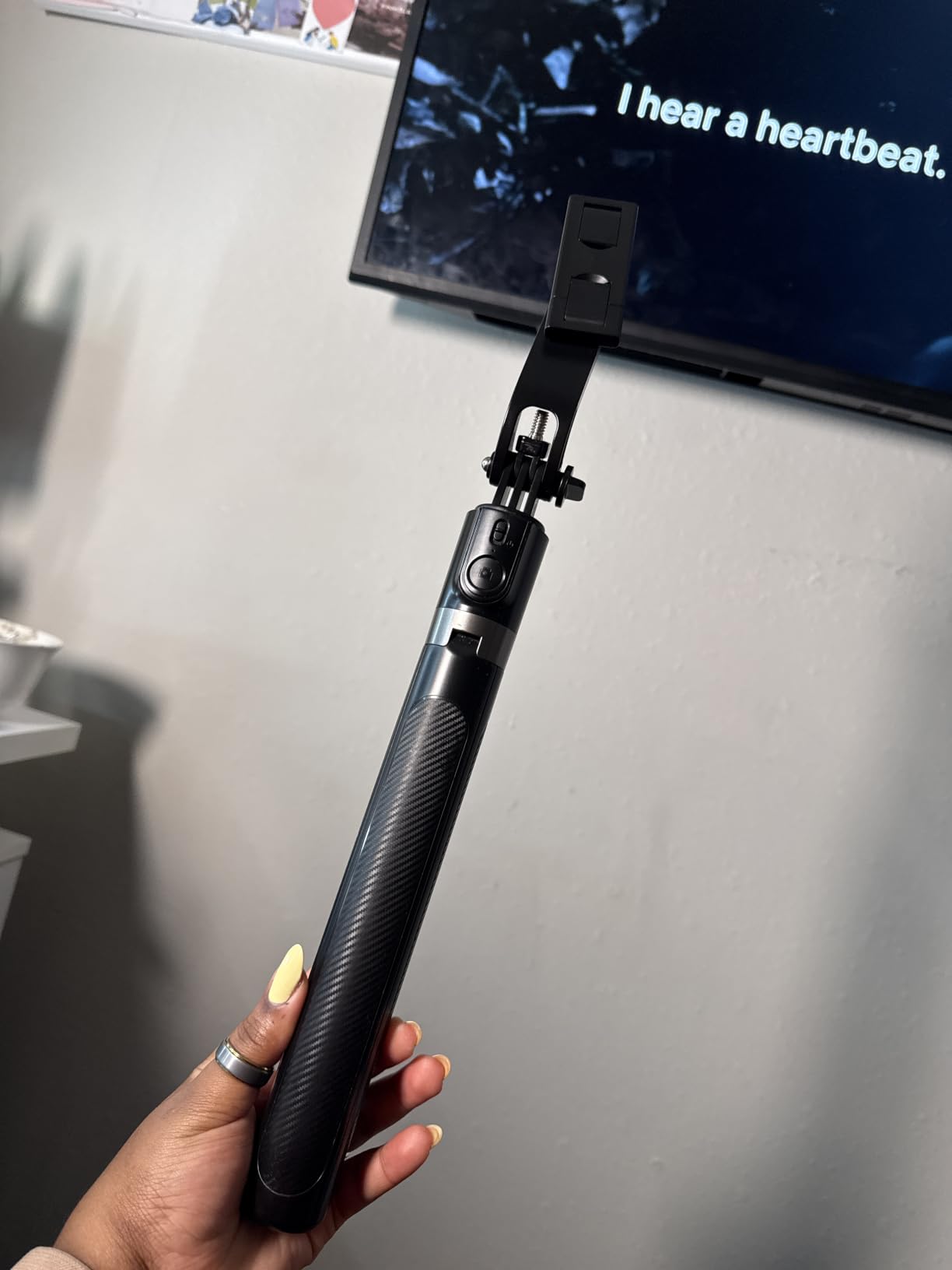 71” Phone Tripod & Selfie Stick, Portable All in One Extendable Cell Phone Tripod Stand, with Wireless Remote Control for iPhone/Samsung/Android/Camera customer photo 1