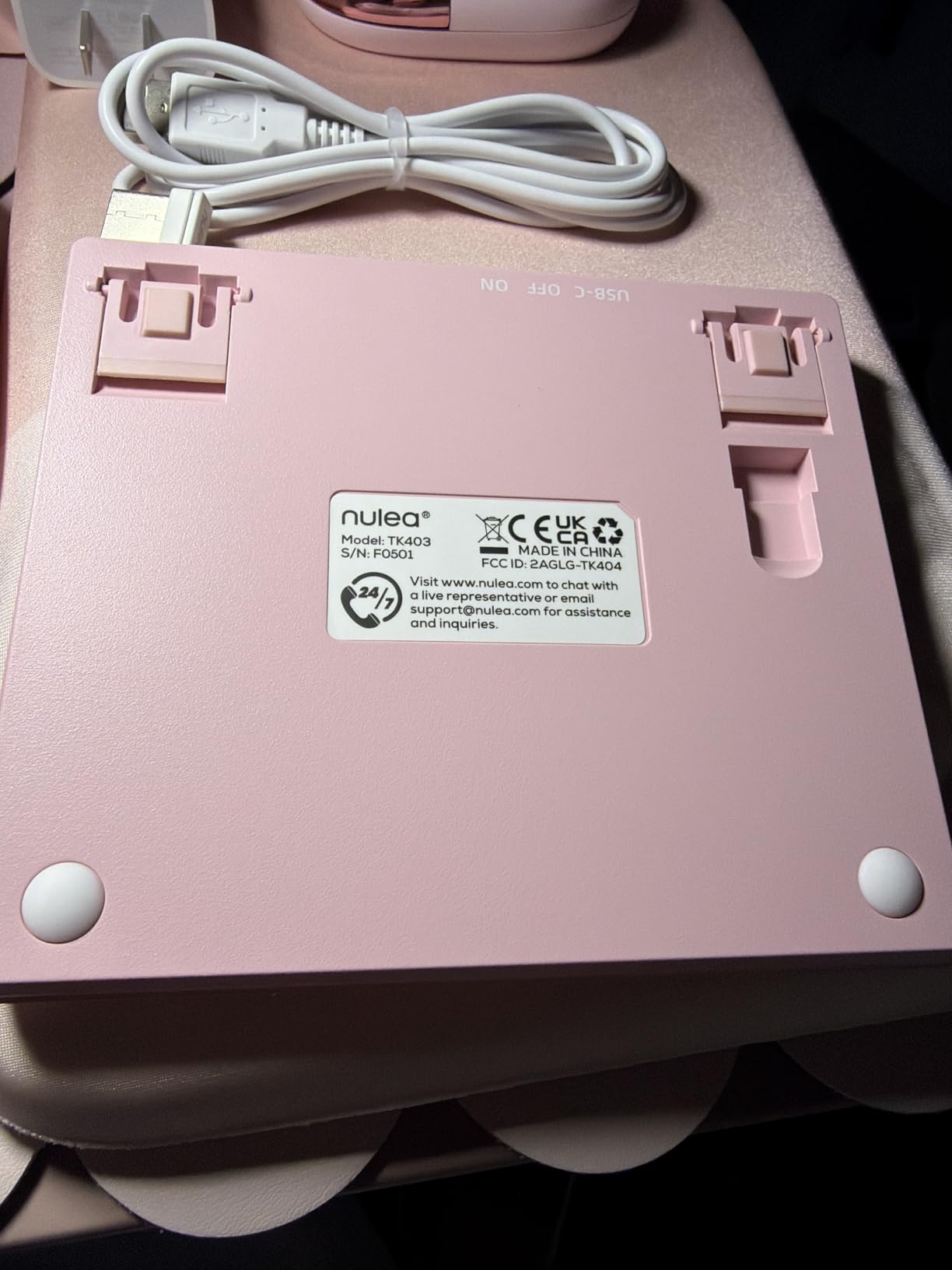 Nulea Wireless Number Pad for Laptop with Bluetooth 5.0 & 2.4G Connection customer photo 2