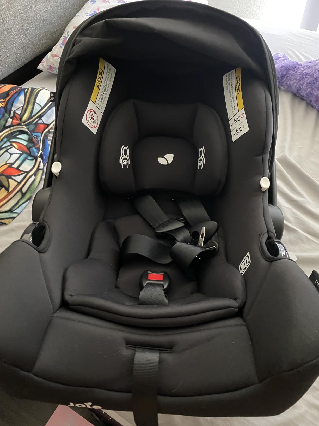Joie Baby Rue Infant Car Seat & Anti-Rebound Base, Lightweight customer photo 2