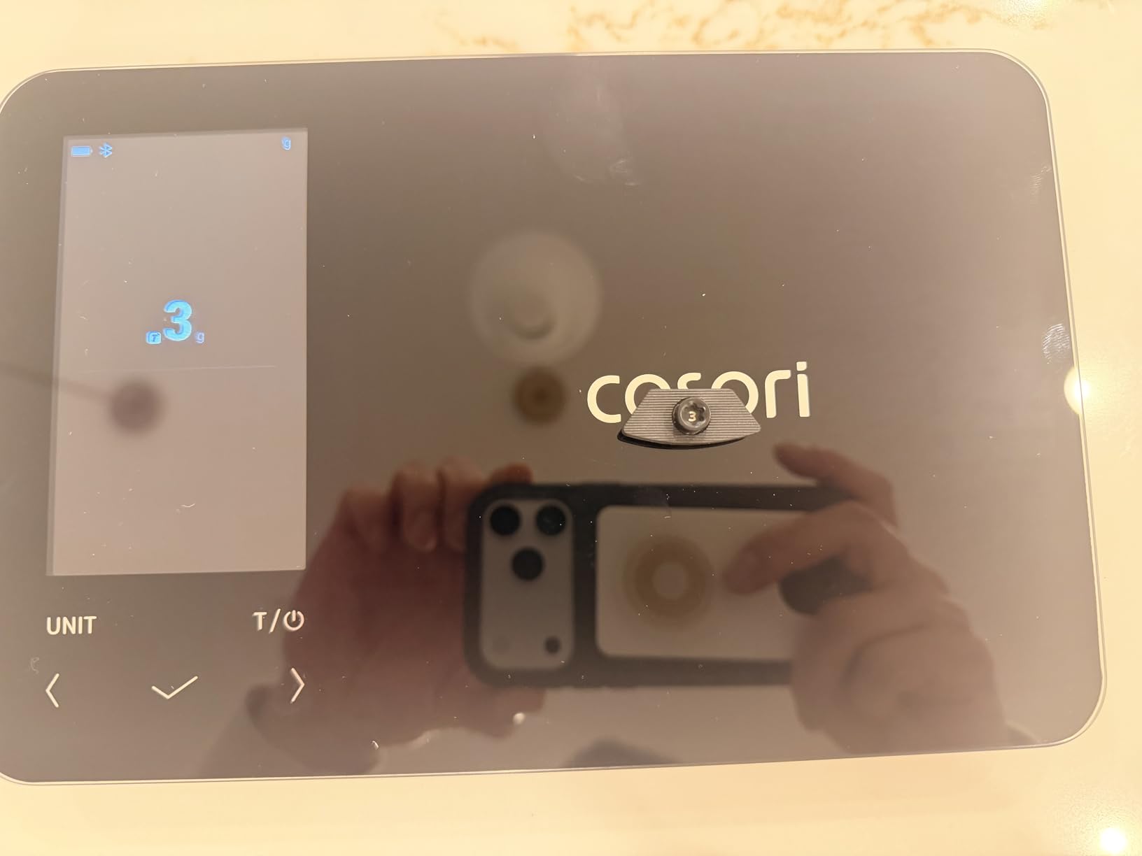 Cosori Smart Food Scale with Nutritional Calculator, USB Rechargeable, 11lb customer photo 1