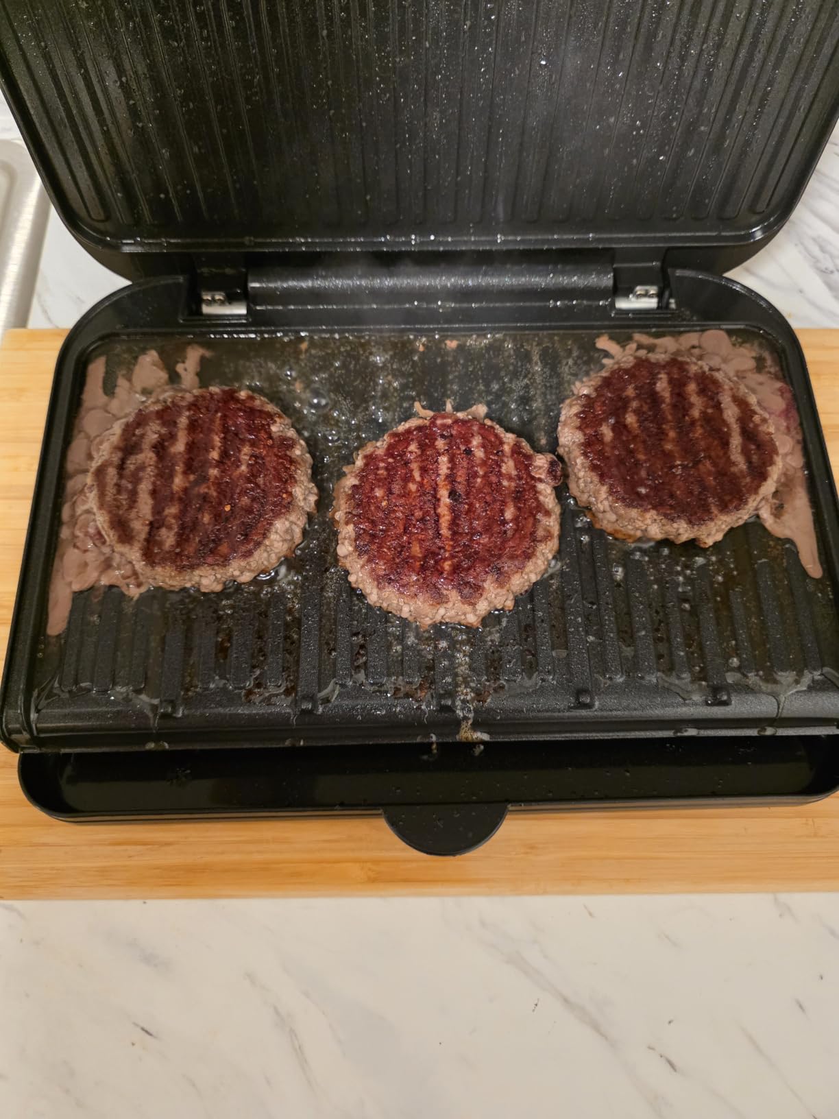 George Foreman Family Grill & Panini Press, Ceramic Nonstick customer photo 1
