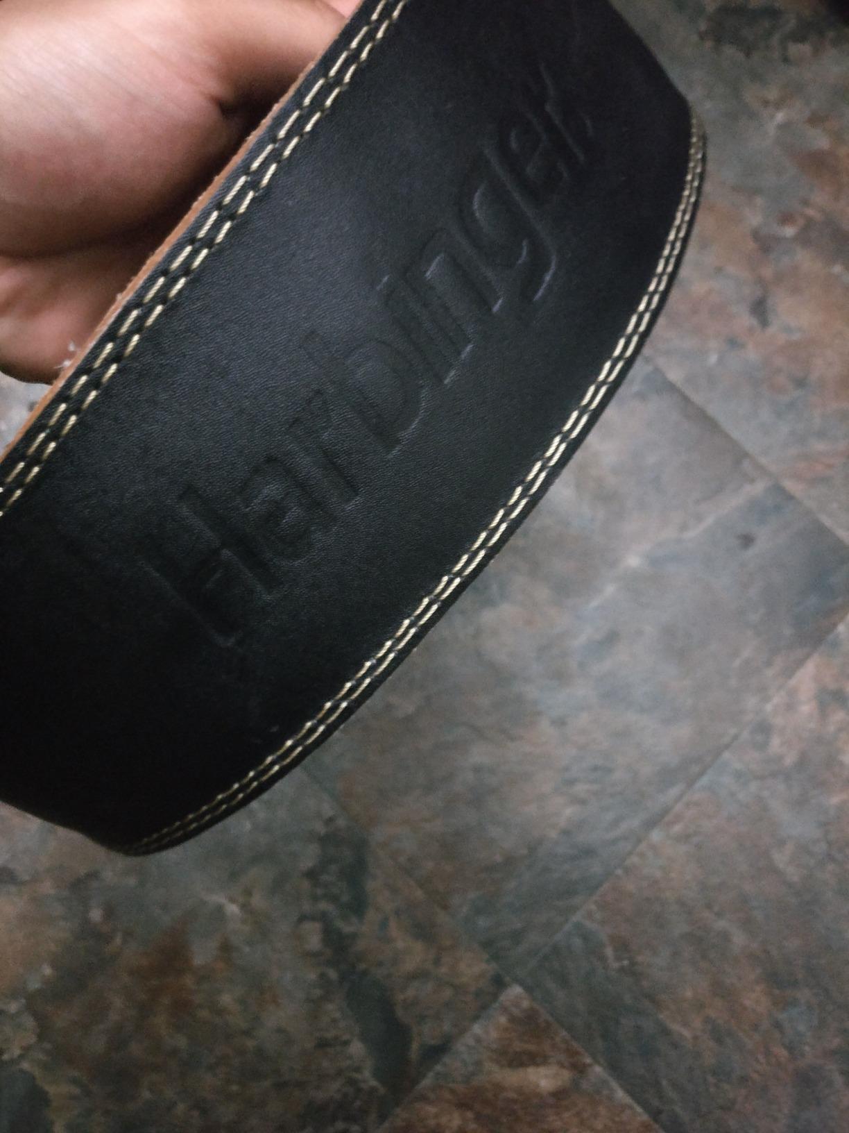 Harbinger Padded Leather Contoured Weightlifting Belt - 4