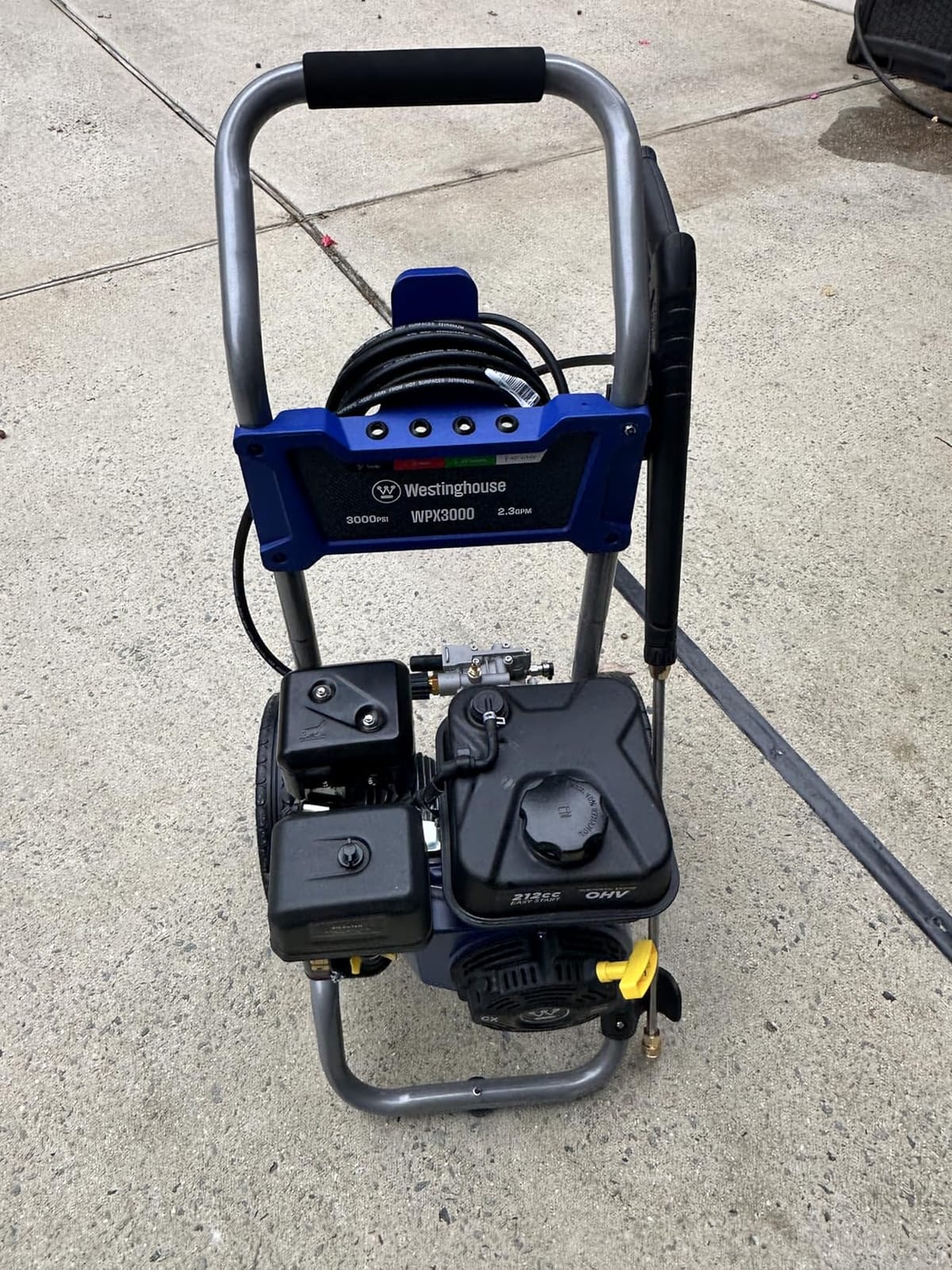 Westinghouse WPX3000 Gas Pressure Washer, 3000 PSI and 2.3 GPM, Spray Gun and Wand, 4 Nozzle Set, for Cars/Fences/Driveways/Homes/Patios/Furniture customer photo 2