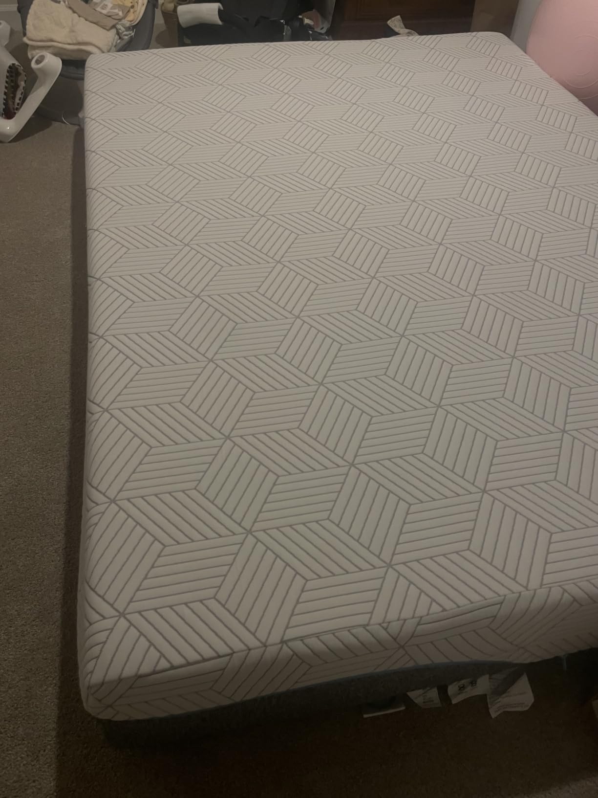 FATHOM Medium Queen Mattress 10 Inch Memory Foam Mattress Queen Size Bed in a Box for Back Pain Relief and Cool Sleep with Gel Foam and Removeable Fiberglass Free Cover, CertiPUR-US Certified customer photo 1