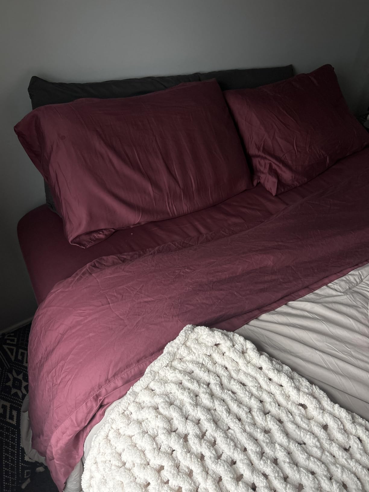 CASILVA Eucalyptus Sheets, Softer Than Silk Fibers, Queen Sheet Set customer photo 2