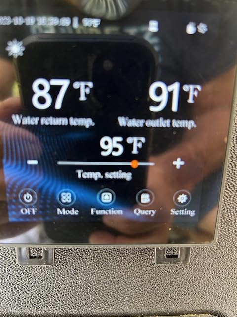 MICOE 35000 BTU Pool Heat Pump, Inverter Pool Heater for Above Ground Pools customer photo 1
