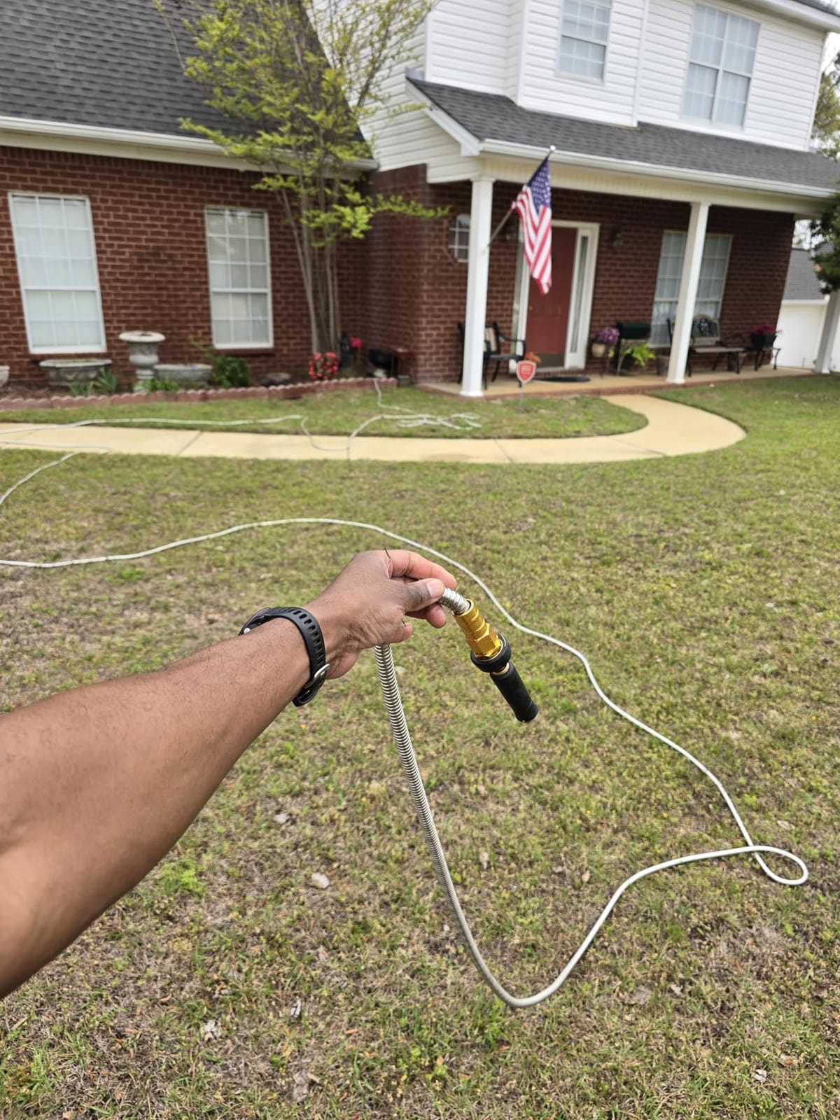 Rosy Earth 150 FT Garden Hose Expandable, 304 Stainless Steel Water Hose customer photo 1