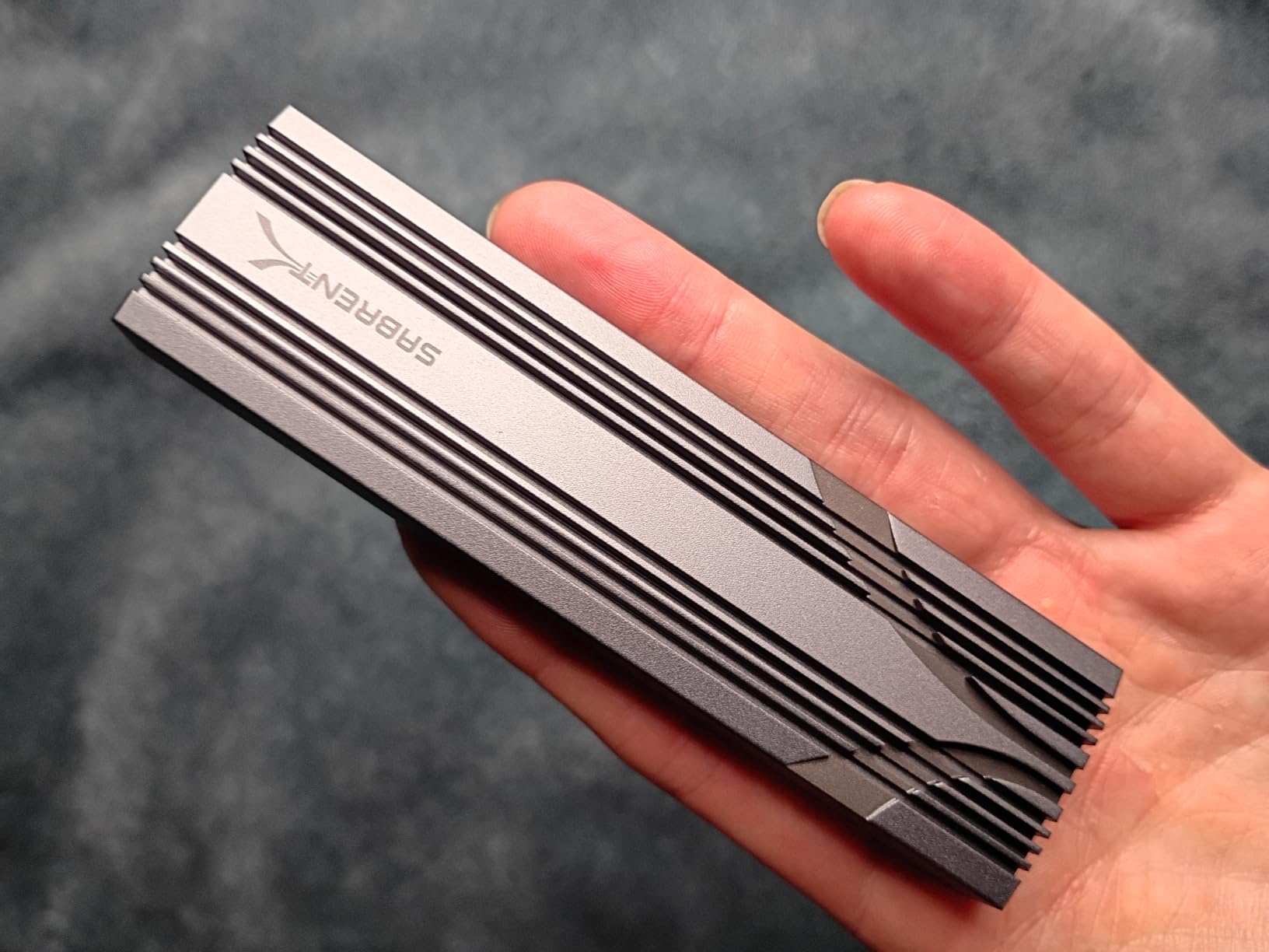 SABRENT USB-C NVMe Enclosure & Reader, M.2 PCIe SSD, 10Gbps (EC-PNVO) | Tool-free M.2 PCIe case for 2230-2280; USB 3.2 Gen 2 10Gbps; aluminum cooling; external nvme enclosure; m.2 usb adapter customer photo 2