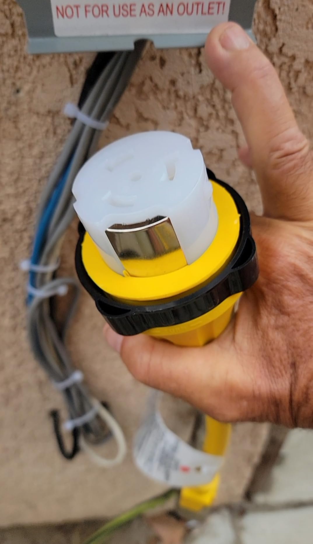 Connecticut Electric Series 2 Backup Power Manual Transfer Switch Kit, 50 Amp, 10 Circuits, with 25' Cord & Outdoor Rated 50A Inlet (Transfer Switch Kit - 25 ft Cord) customer photo 1