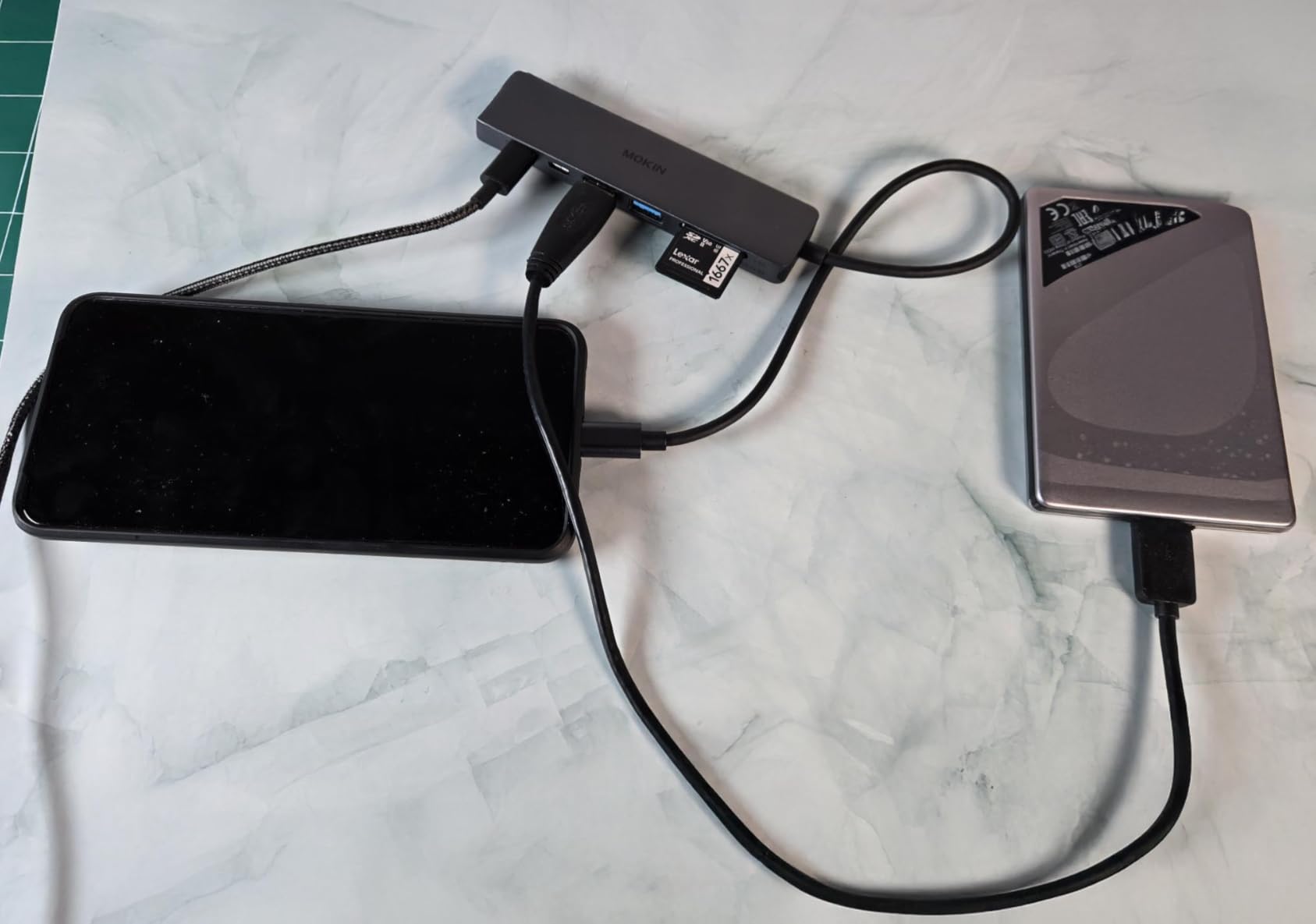 MOKiN Laptop Docking Station Dual Monitor for MacBook, Built-in 160W Power customer photo 2