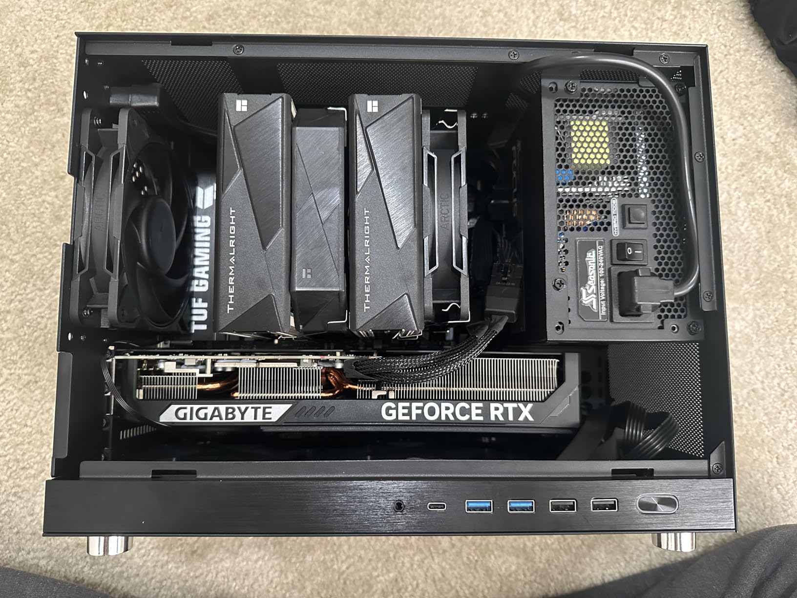 Shiny Snake G300 16.8L MESH Portable SFF Desktop Gaming PC Chassis - Black customer photo 1