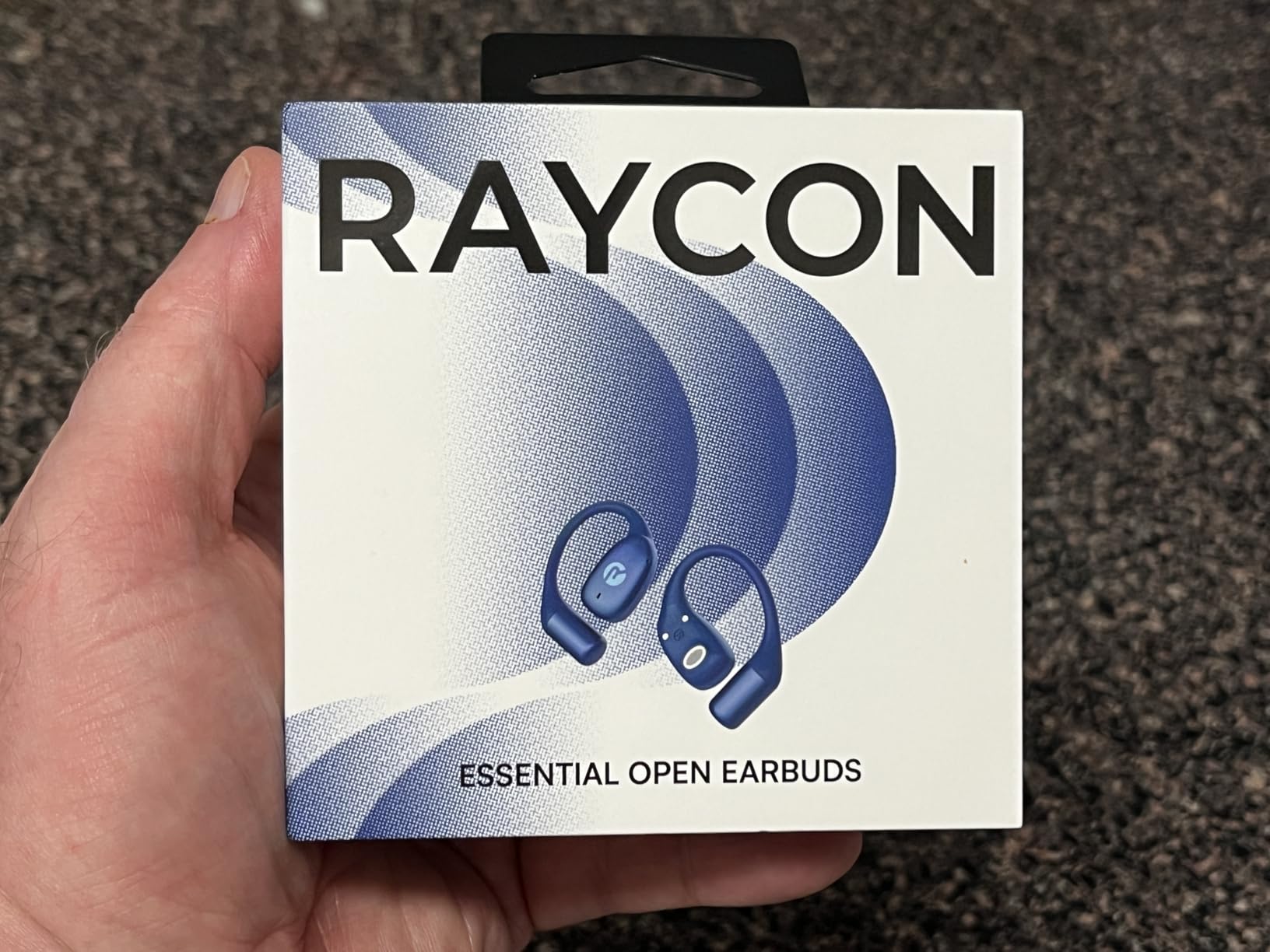 Raycon Essential Open Ear Earbuds – Open Ear Headphones, Earbuds Wireless Bluetooth, Sweat & Water-Resistant Earphones, Running Headphones with Ultra-Lightweight Design, 36 Hours Battery Life (Black) customer photo 1