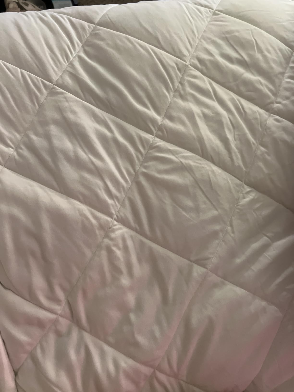 HomeSmart Cooling Weighted Blanket Queen Size 20lbs, Soft Breathable Fabric customer photo 1