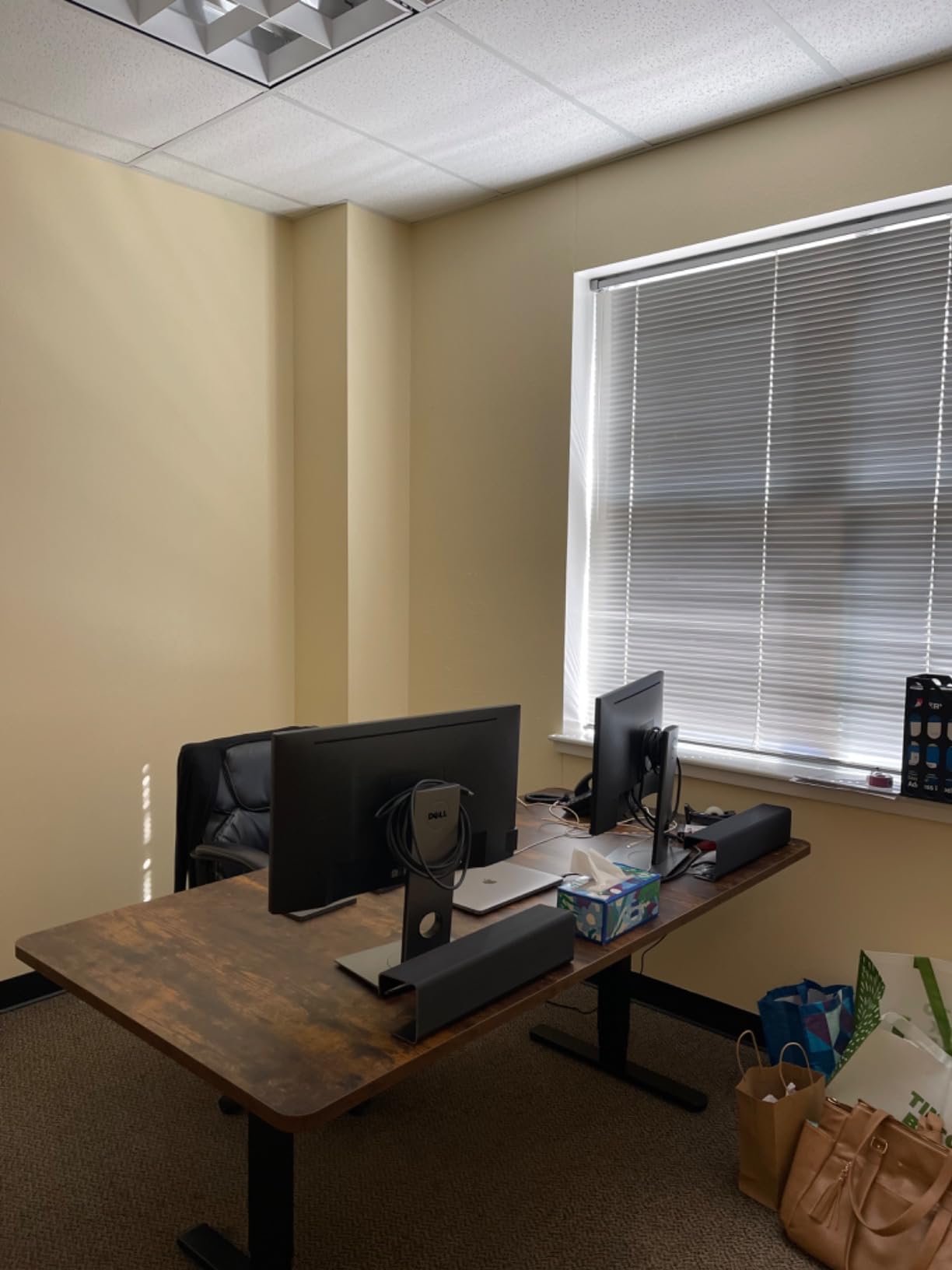 VIVO Reclaimed Wood 60 x 24 in Standing Desk, DESK-KIT-2B6P customer photo 1