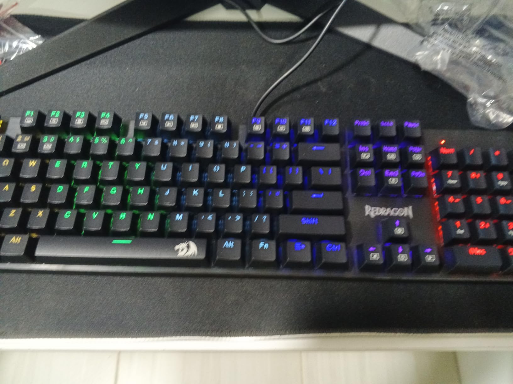 Redragon K671KS Wireless Mechanical Gaming Keyboard, Tri Mode BT/2.4G/USB-C Hot Swappable Custom Keyboard, RGB Backlit Computer Gaming Keyboards, PBT Keycaps, Programmable for PC/Tablet/MAC customer photo 1