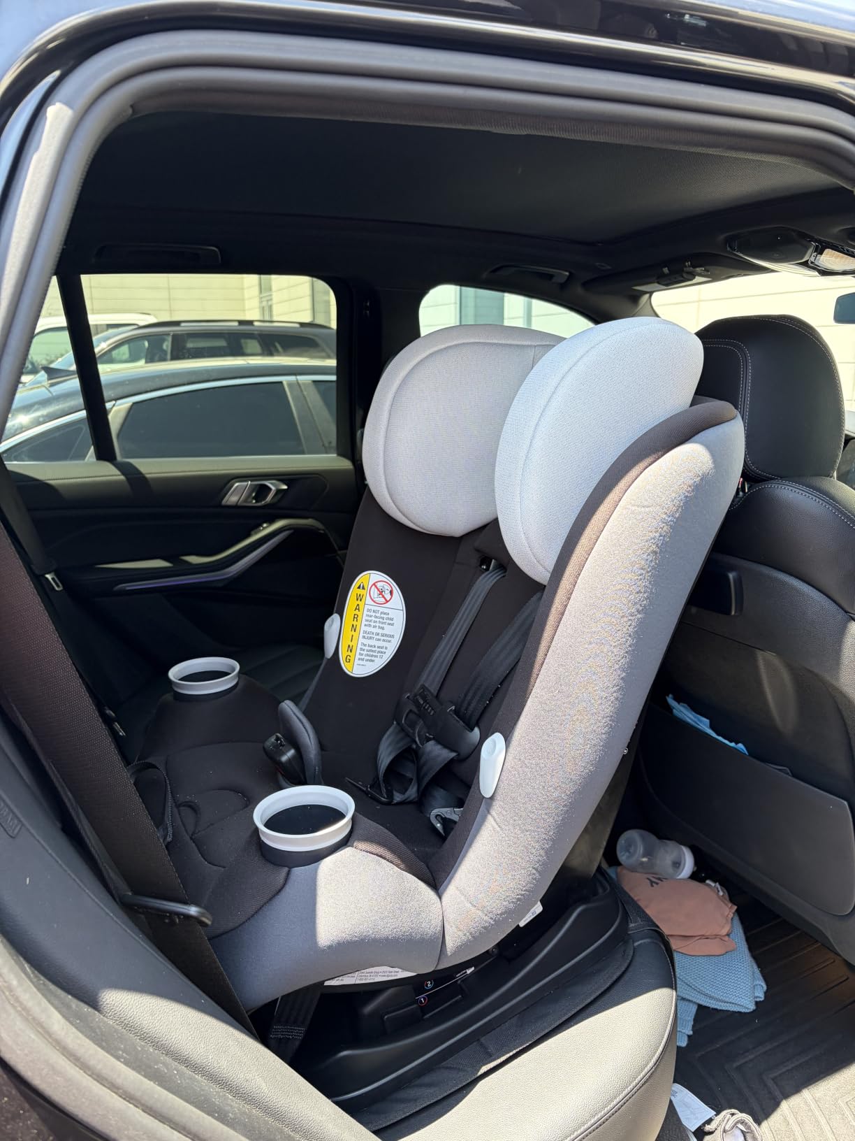 Maxi-Cosi Pria All-in-One Convertible Car Seat, Infant to Toddler Car Seat, Easy-Install Harness, Machine-Washable Cover, 5-100 lbs, Seascape customer photo 2
