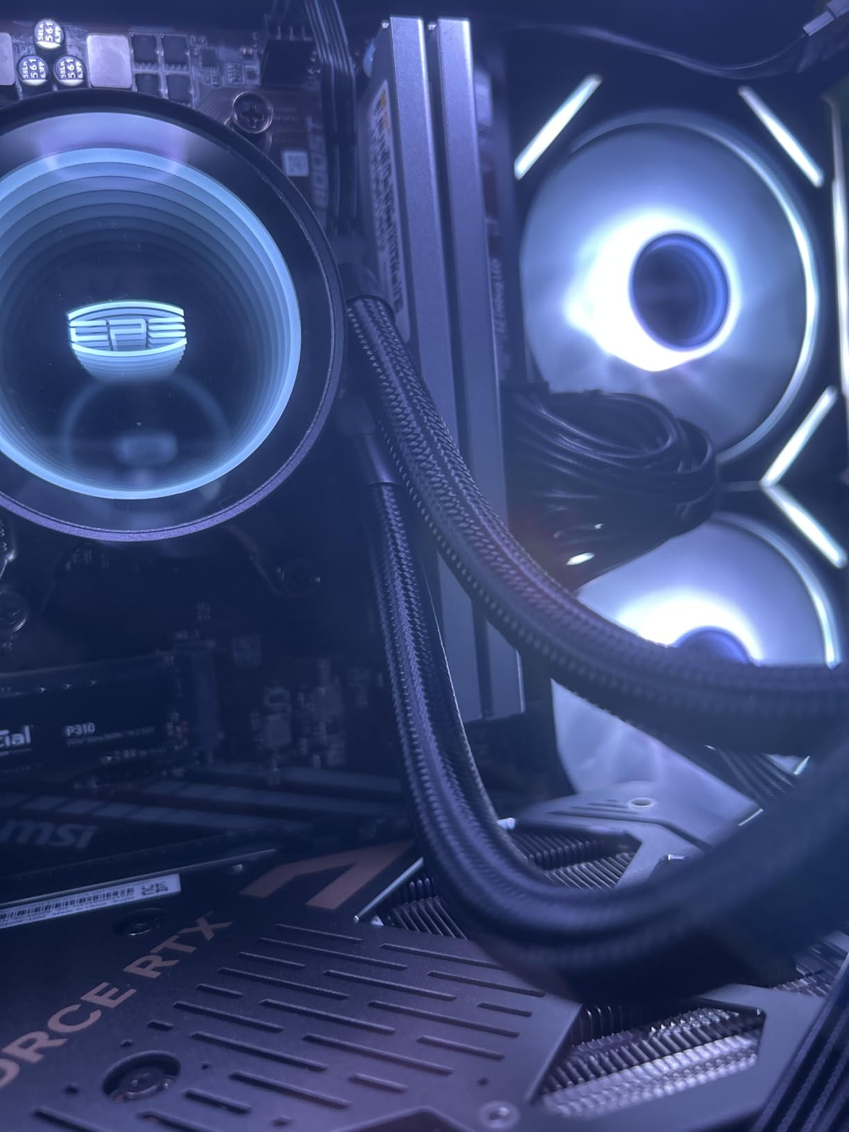 YAWYORE Gaming PC, AMD Ryzen 7 5700X, GeForce RTX 5060 Desktop Computer customer photo 1