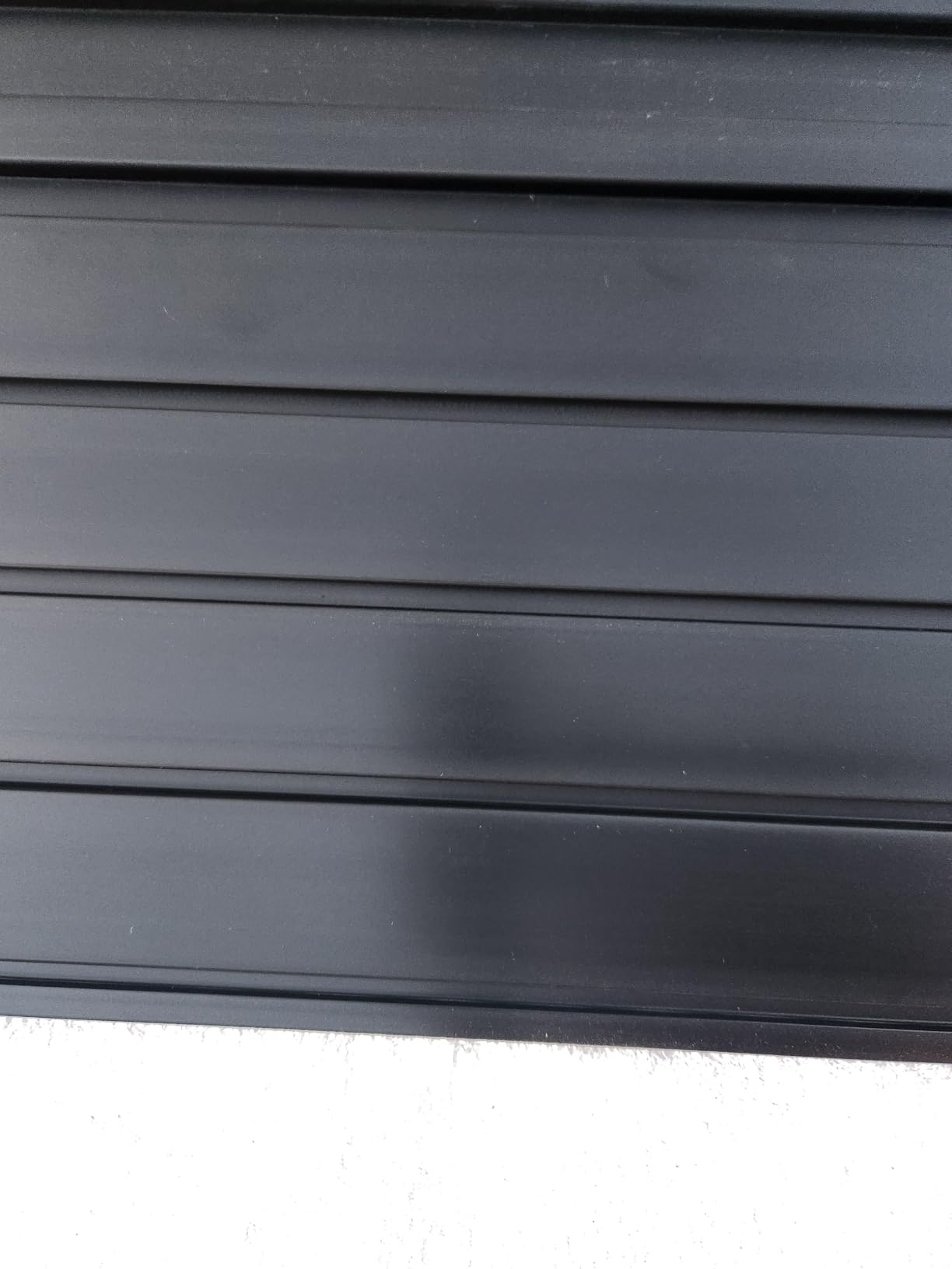 PVC Slatwall Panels, 4 ft x 8 ft Garage Wall Storage Systems, Black customer photo 1