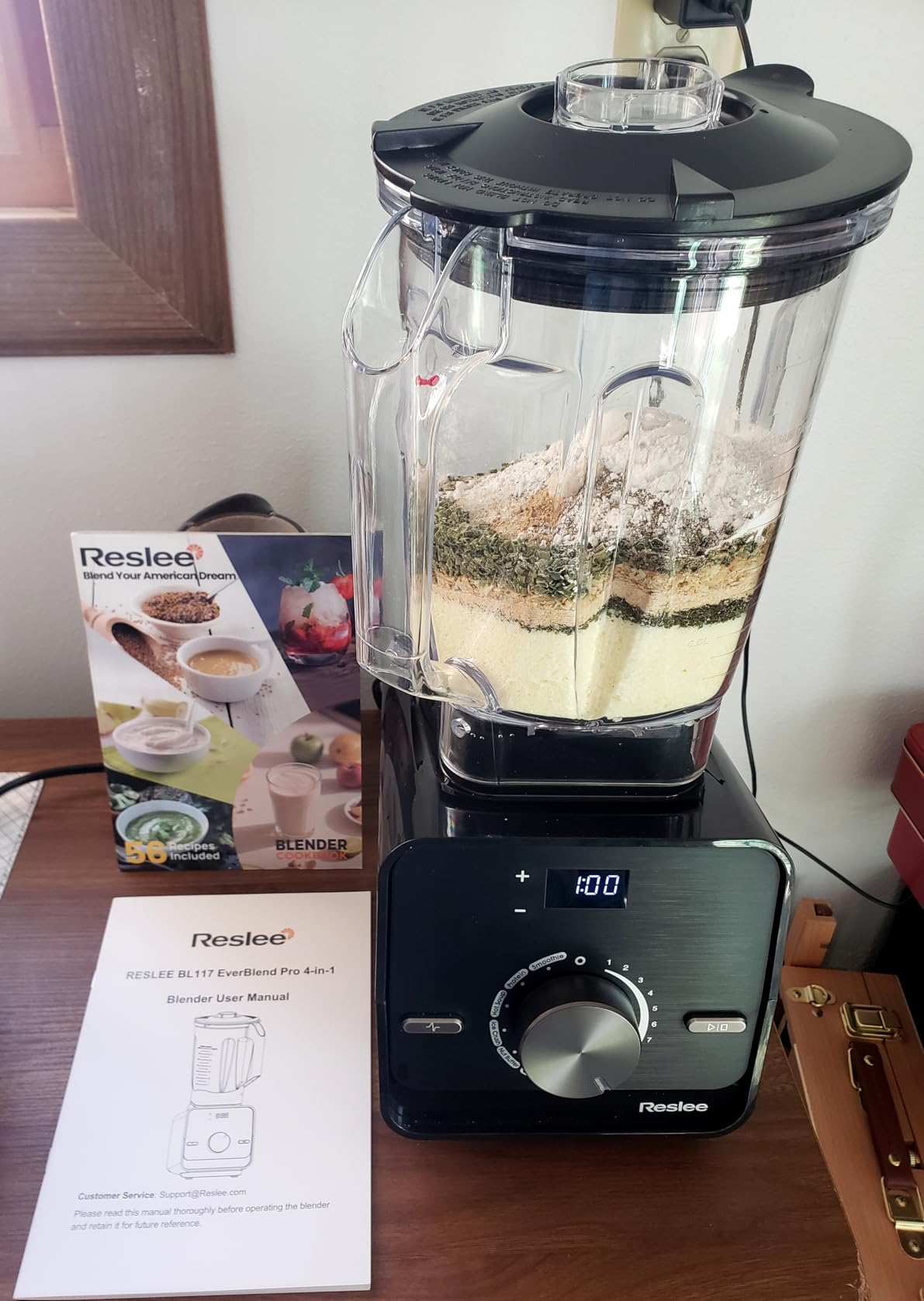 Professional High Power Blender, 2026 Upgraded 3.5HP Motor 30000 RPM, Heavy Duty Countertop Blender for Milkshake, Smoothie, Frozen Fruit & Ice, Hot Soup & Nut Milk, 72oz Eastman Tritan Jar, 10 Speeds customer photo 1
