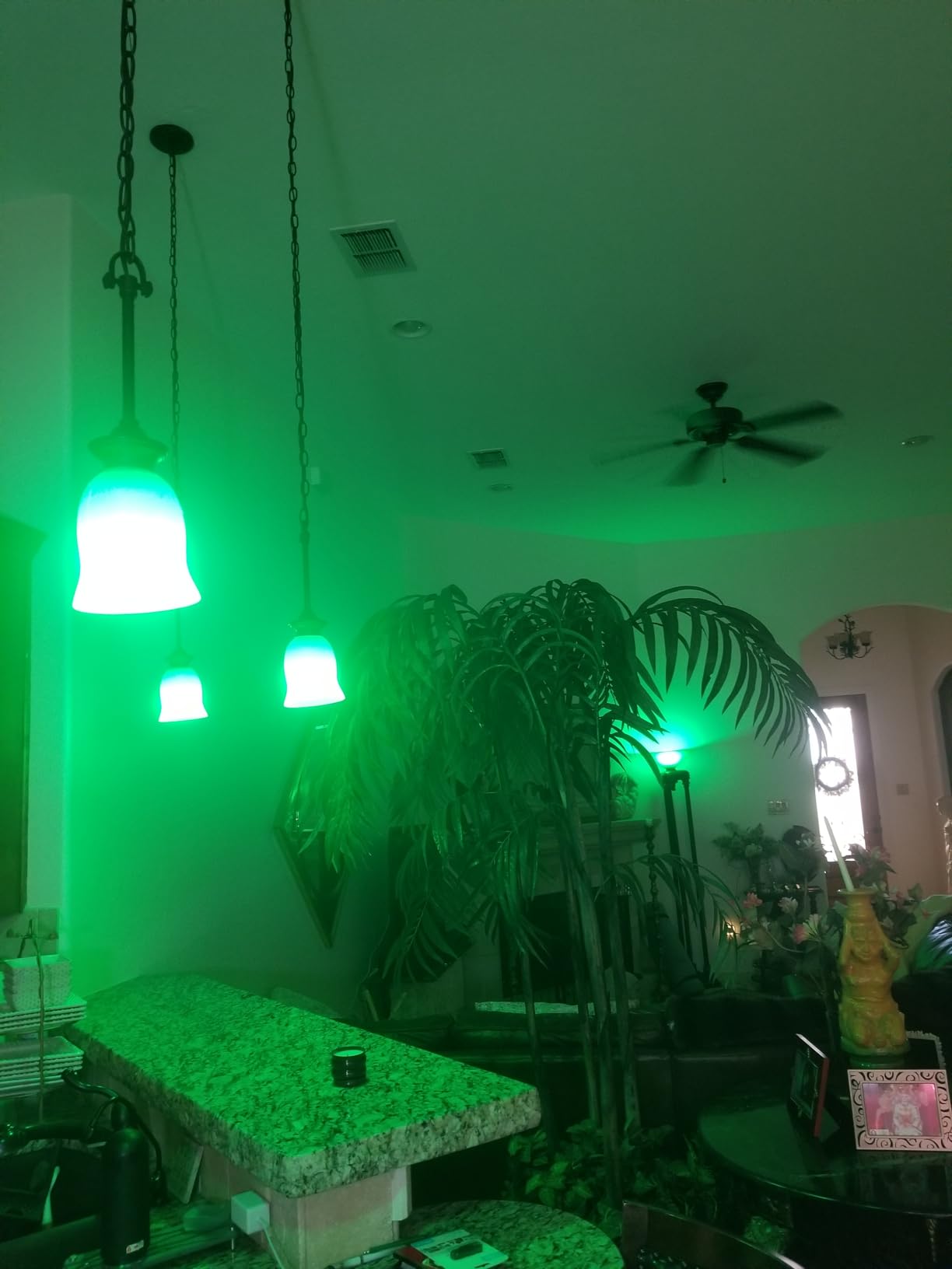 Philips Hue Essential Smart LED A19 Bulb, White and Color Ambiance, E26 Base, 8.8W, 2200K-6500K, 800 Lumens, Dimmable, Works with Alexa, Google, and Apple Home, 1-Pack customer photo 1