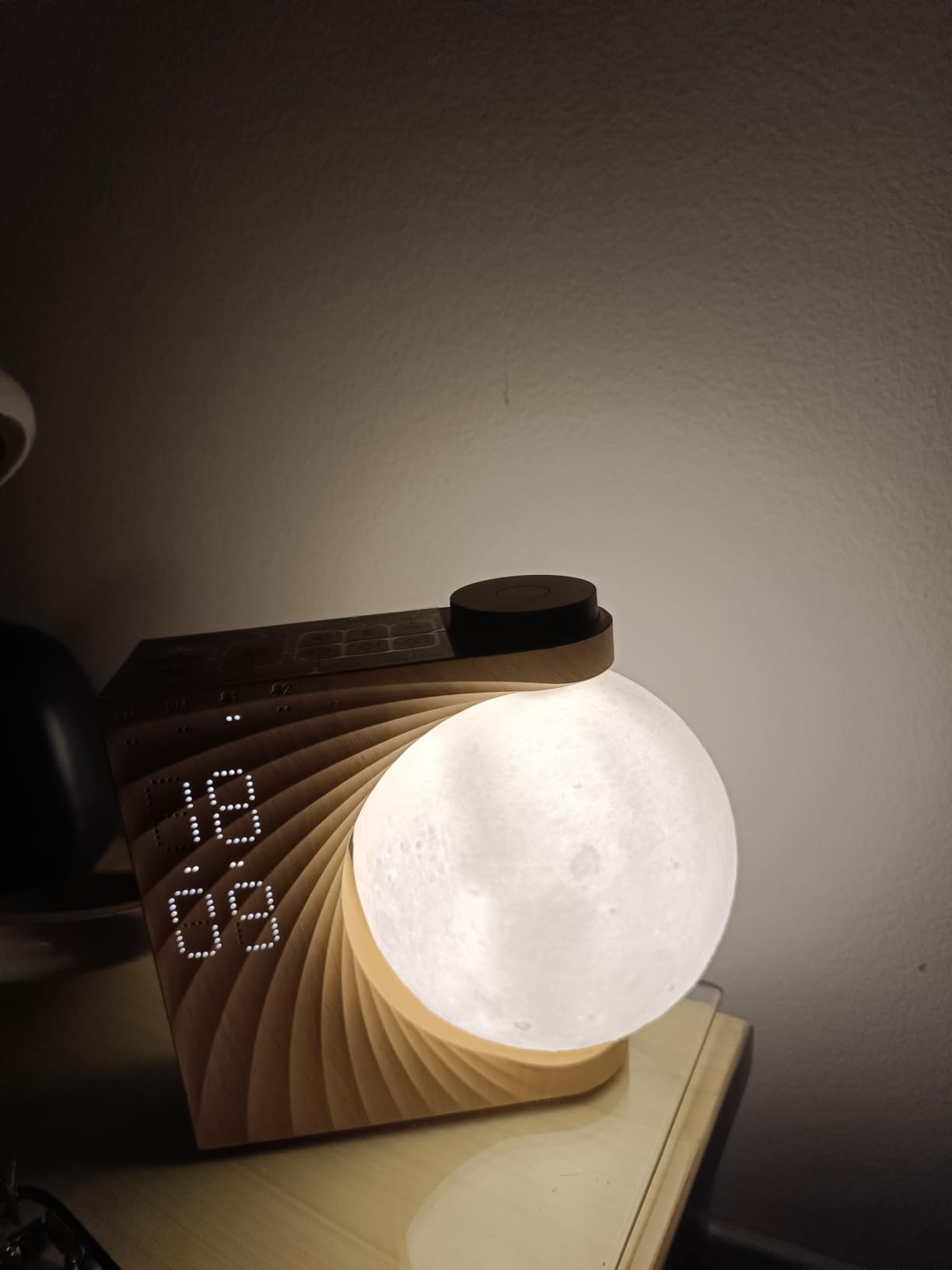 RETEYUNG Sunrise Alarm Clocks Sound Machine Moon Lamp for bedrooms customer photo 1