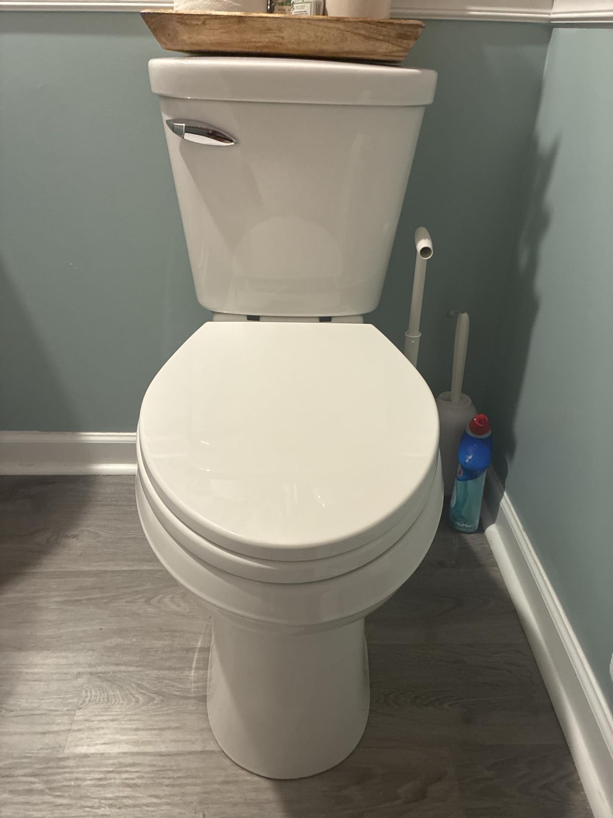 Gerber Viper Force Compact Elongated Two-Piece Toilet, Soft-Close, White customer photo 2