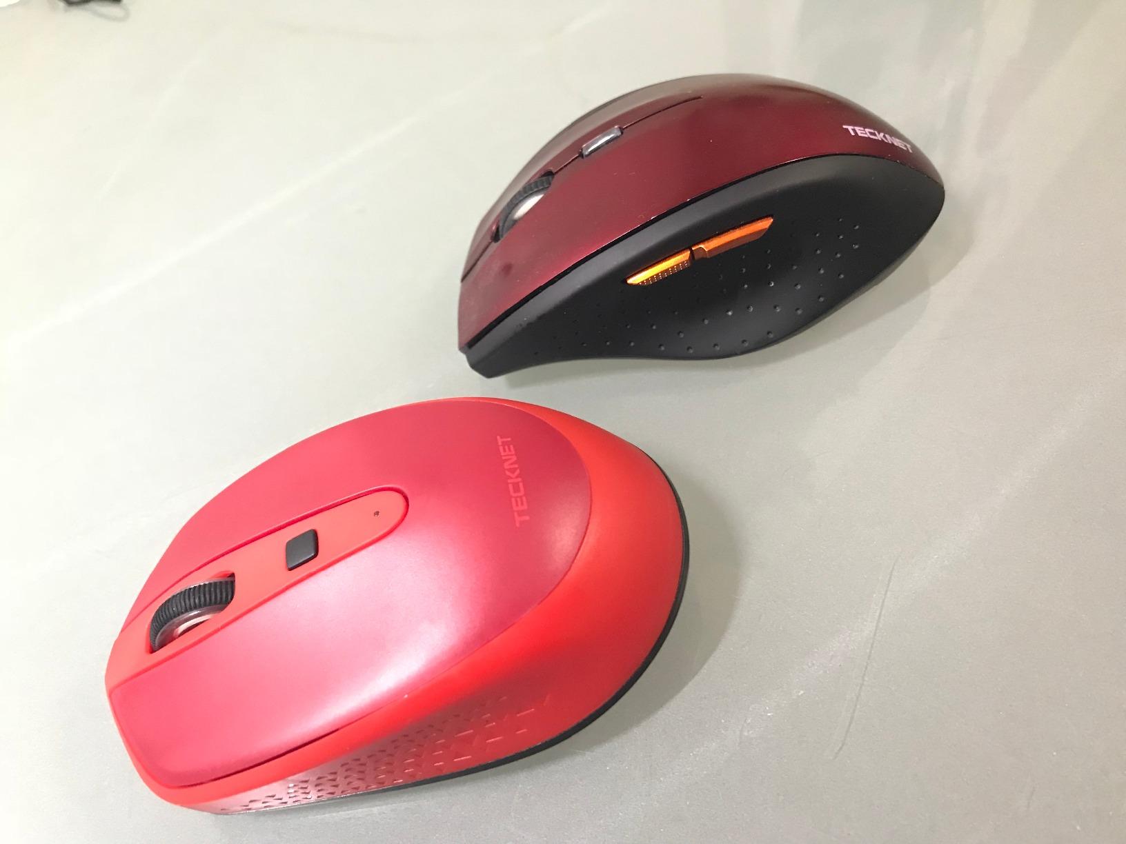TECKNET Wireless Trackball Mouse, Bluetooth Mouse with Ergonomic, Black customer photo 2