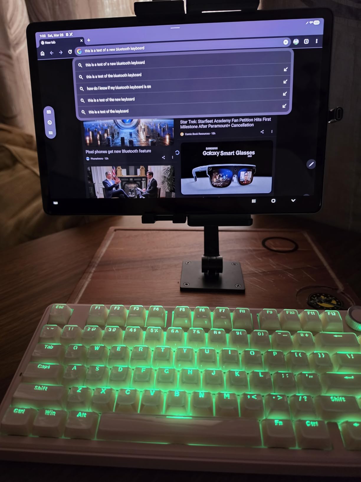SOLAKAKA A75 75% Wireless Mechanical Keyboard, Hot Swappable Gaming Keyboard with Multifunction Knob & RGB, Gasket Mounted Creamy Keyboard, PBT Keycaps, Compact Layout for Win/Mac/PC customer photo 2