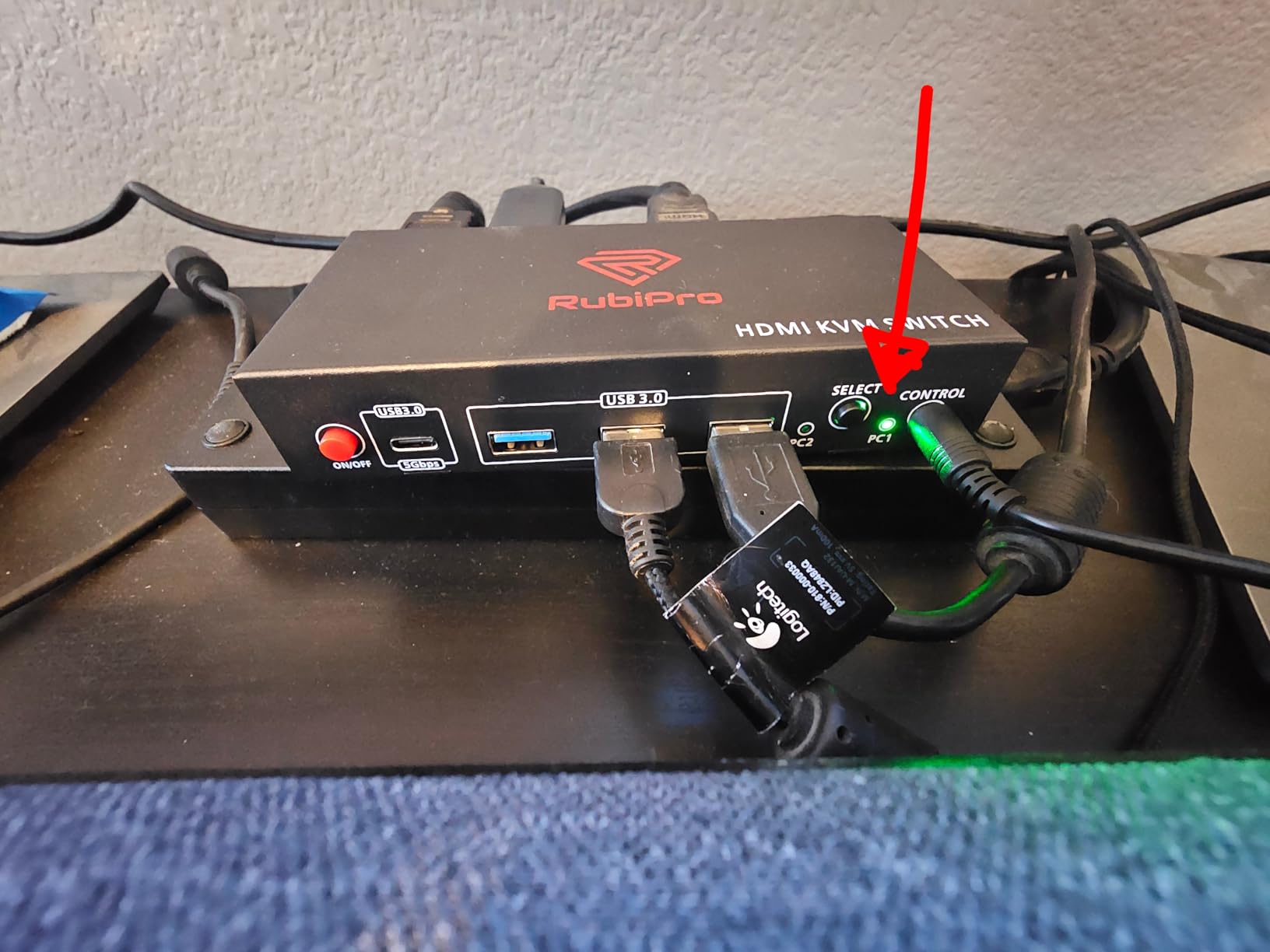 HDMI KVM Switch 2 Monitors 2 Computers – 8K@60Hz, 4K@120Hz, 4 Port USB 3.0 Hub (5Gbps), Wired Remote, Plug & Play for Windows/Mac/Linux with an additionl Braided 8K HDMI Cable customer photo 1