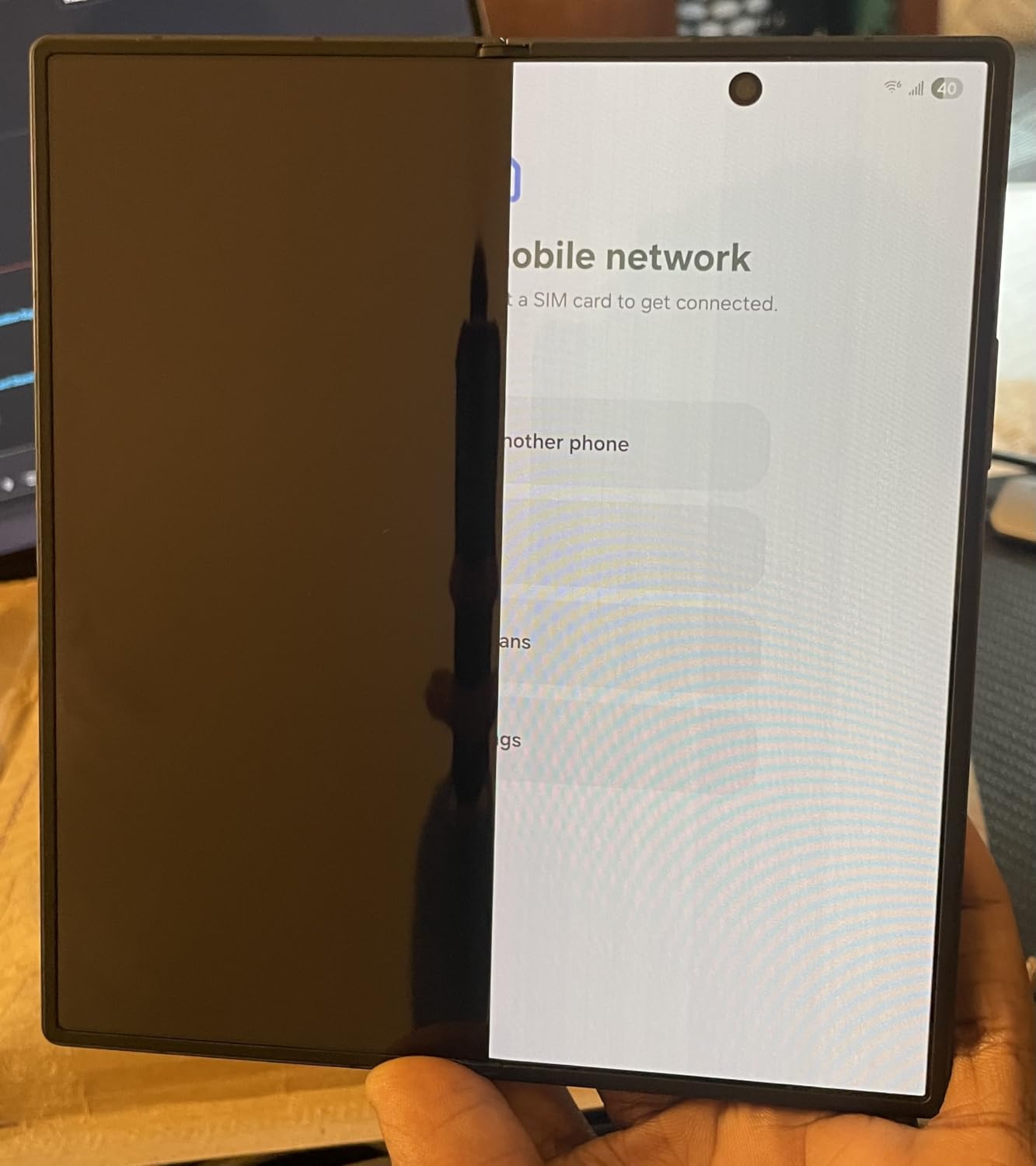 Samsung Galaxy Z Fold7, 256GB, Jet Black - Unlocked (Renewed) customer photo 1