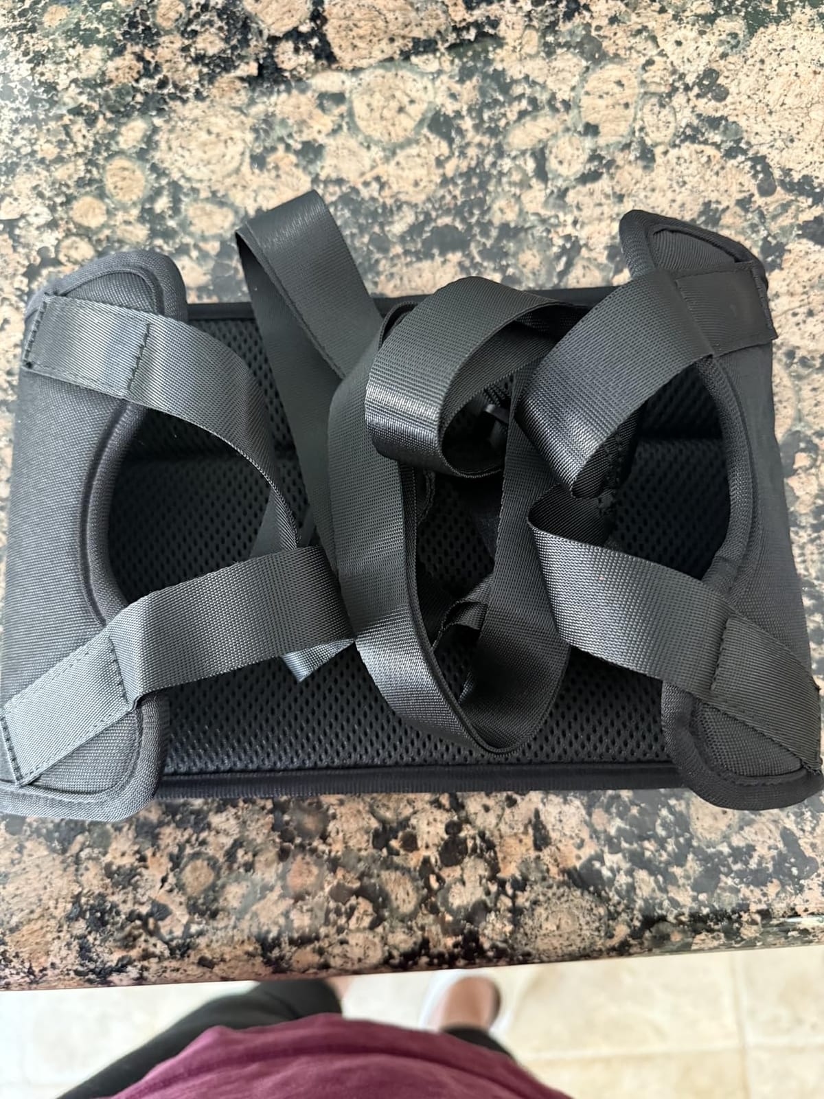 1 Pack Airplane Foot Hammock,No-Collapse Foot Hammock customer photo 2