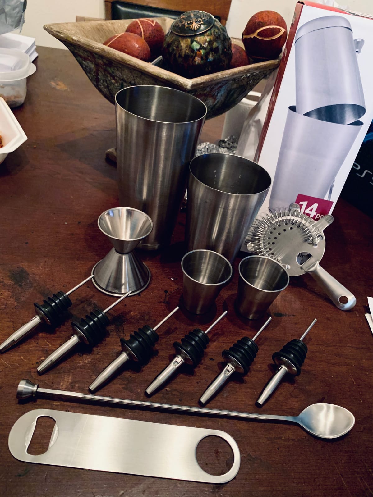 FineDine Stainless Steel Bar Set Cocktail Shaker Set Bartender Kit customer photo 1