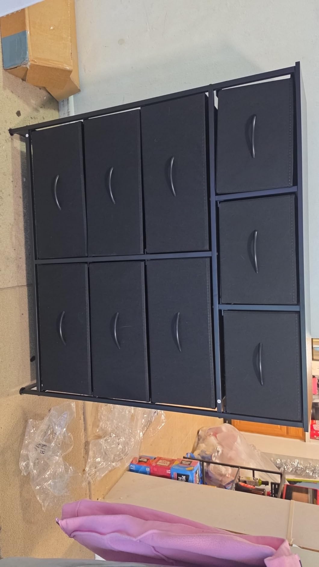 OLIXIS 9 Drawer Black Dresser for Bedroom, Closet Organizer Storage Tower customer photo 1