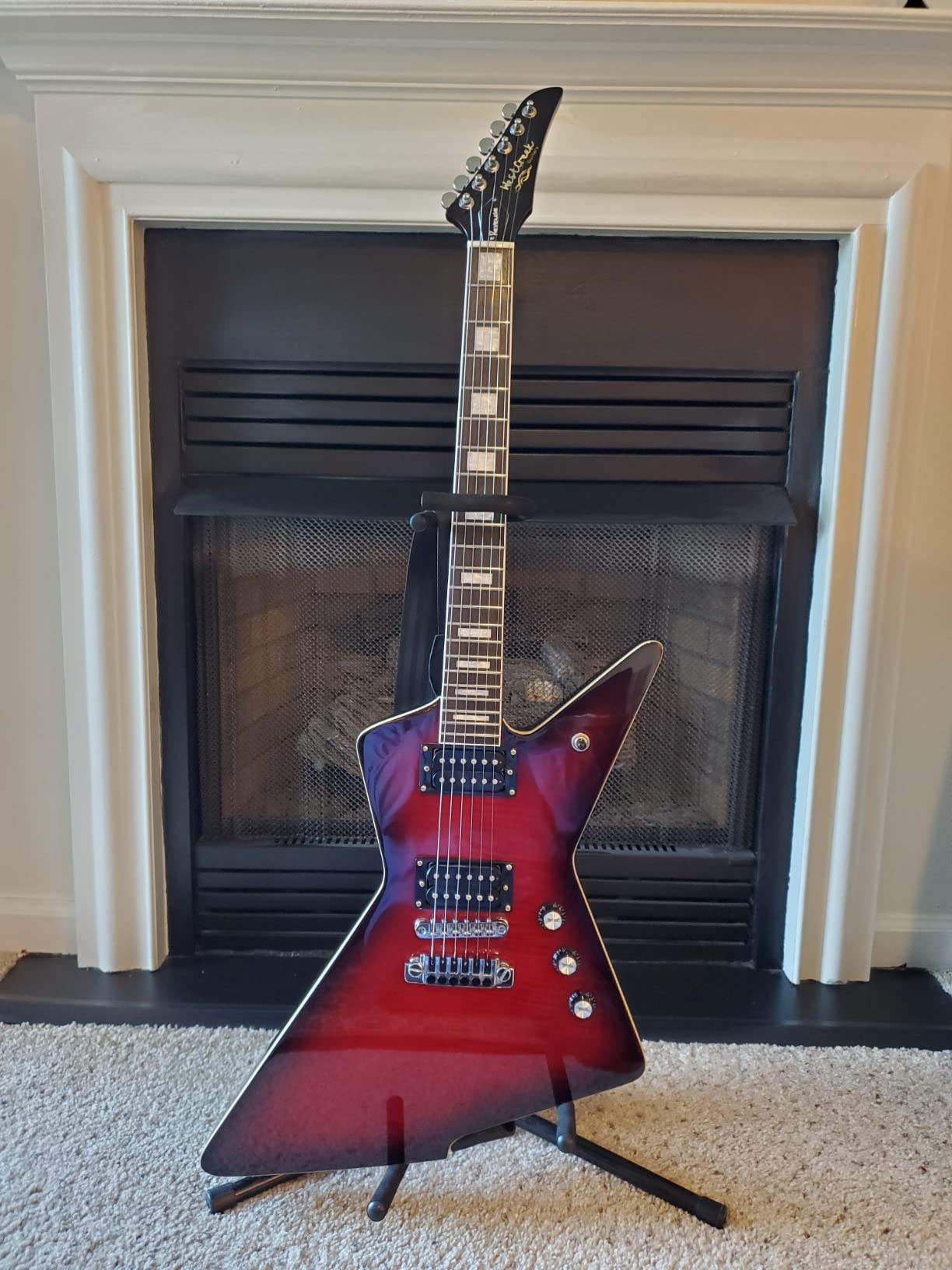 WestCreek Revenge Solid Body Electric Guitar, Heavy Metal Guitar customer photo 2