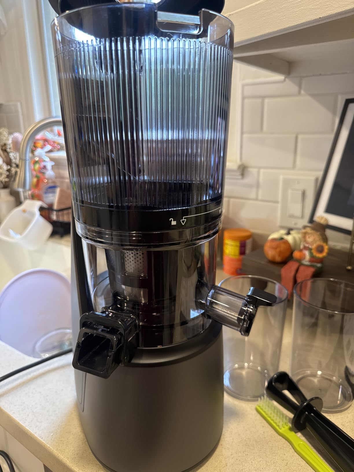 EanOruus Juicer Machines, 3-in-1 Cold Press Juicer, Bright White customer photo 1