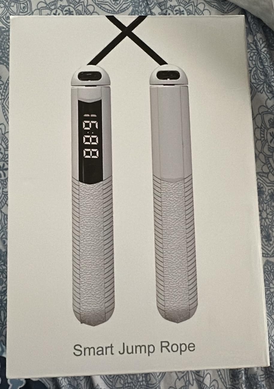 Cordless Gravity Jump Rope, Smart Jump Rope with Counter for Gym, Fat Burning & Calorie Burn, APP Data Analysis, Home Workout Equipment for Women ＆ Men customer photo 2